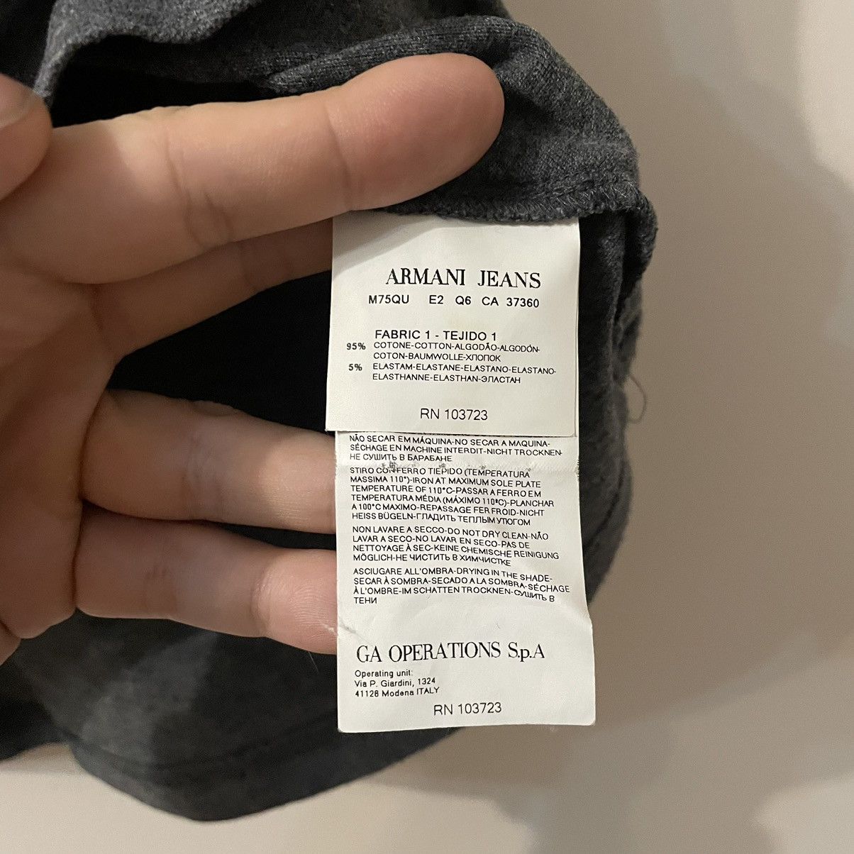 Armani × Giorgio Armani Armani Jeans Size US L / EU 52-54 / 3 - 4 Thumbnail