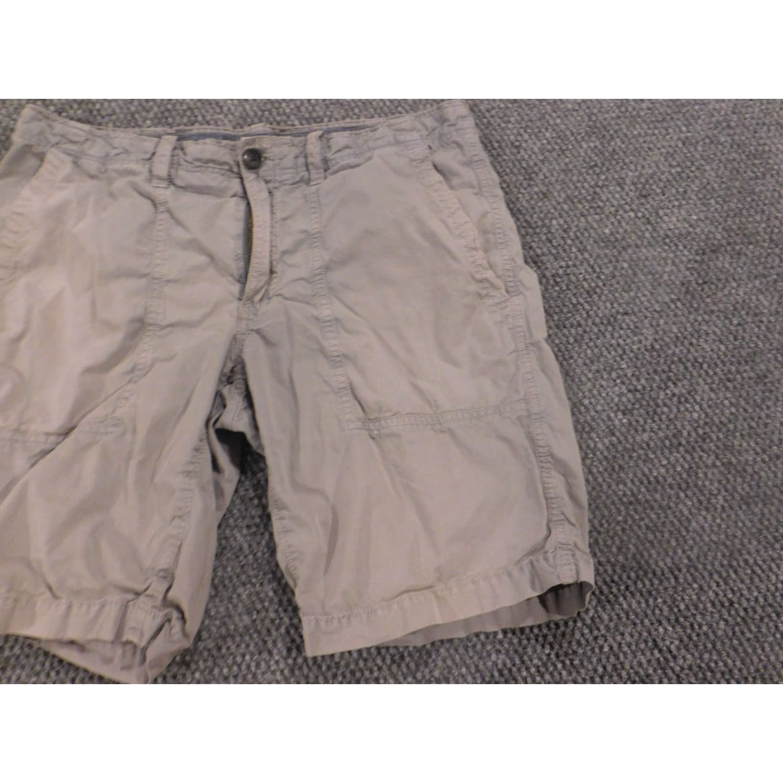 Banana Republic Banana Republic Womens Shorts 31 Gray aiden chino straight Casual Flat Front Zip Core Classic Comfort Summer Women's 31 Gray Size 24" / US 00 / IT 34 - 4 Thumbnail
