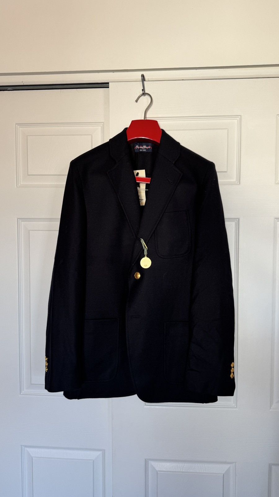 Rowing Blazers 40R Rowing Blazers Navy Wool Flannel Blazer Size 40R - 2 Thumbnail