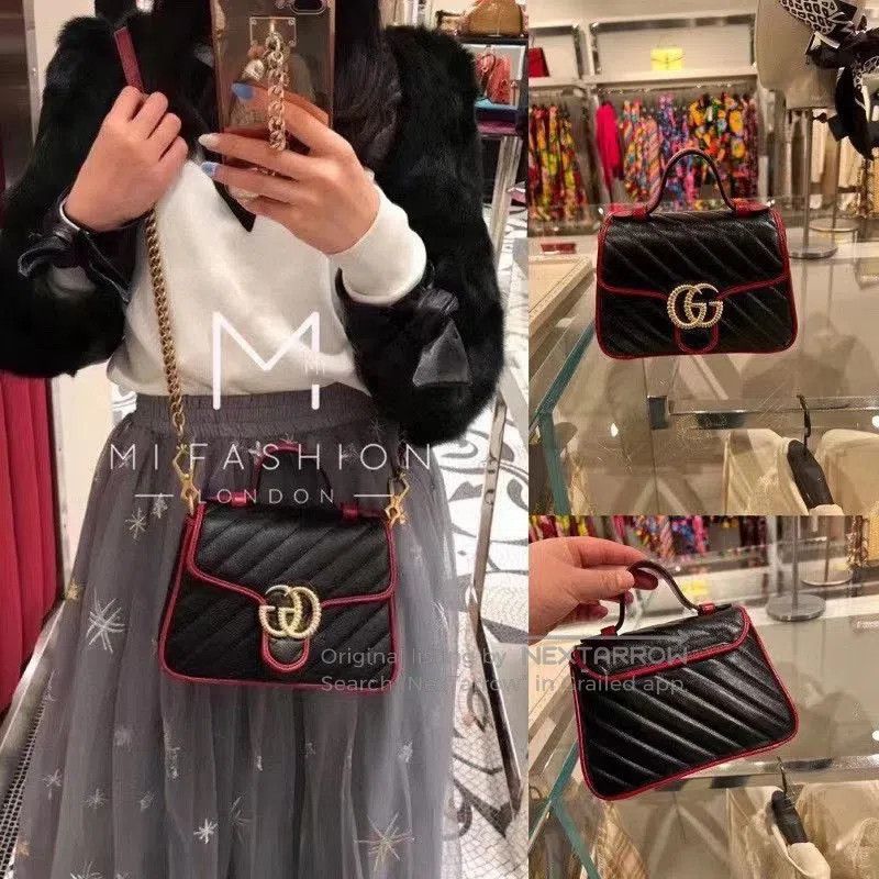 Gucci Gucci Marmont Messenger Bag. Size ONE SIZE - 9 Thumbnail