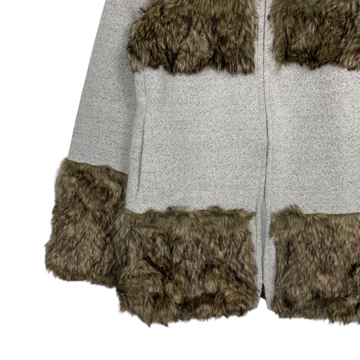 Japanese Brand Japanese Brand Bon Sens Luxe Wool Fur Women Jacket Size M / US 6-8 / IT 42-44 - 3 Thumbnail