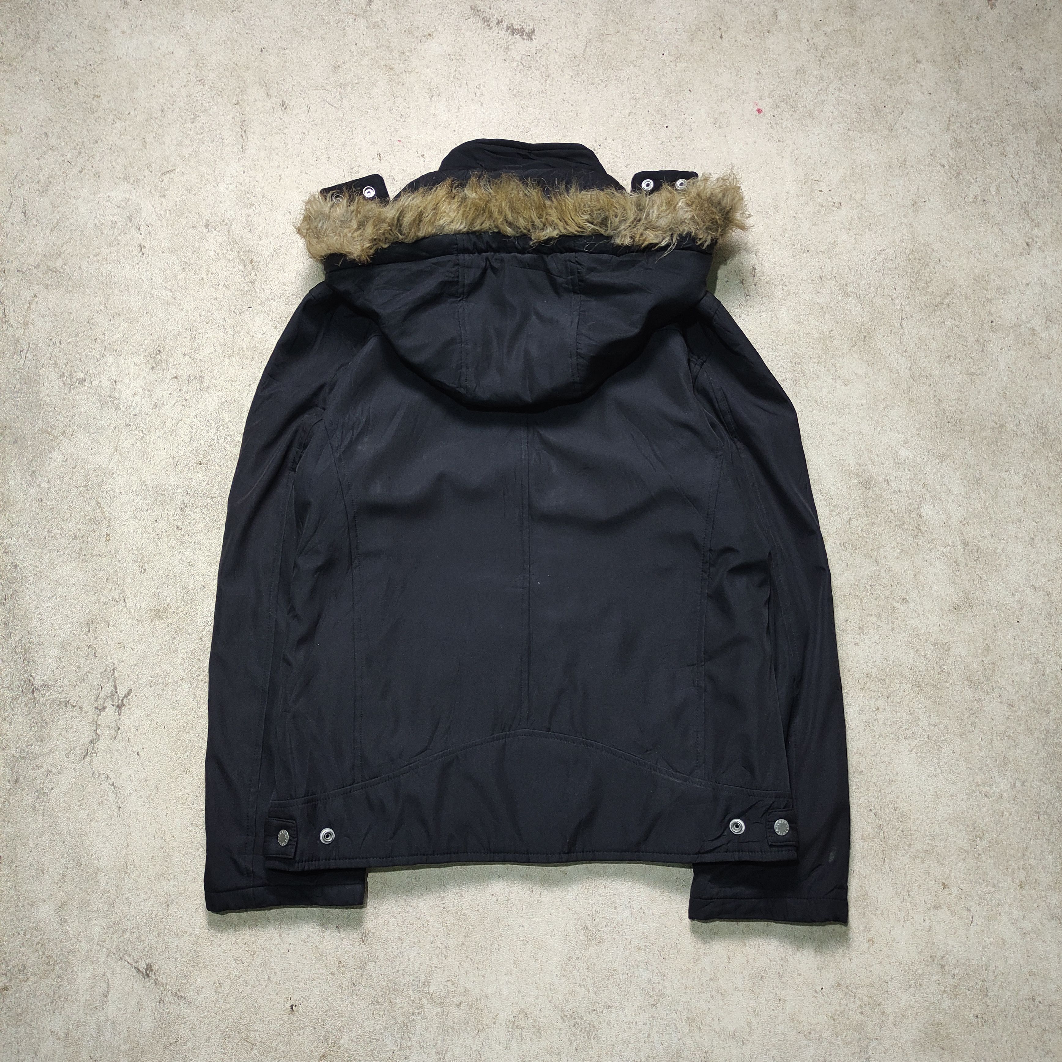 Tornado Mart Mode Modu Fur Hood Jacket – Vkei / punk 2000s Size US L / EU 52-54 / 3 - 9 Thumbnail