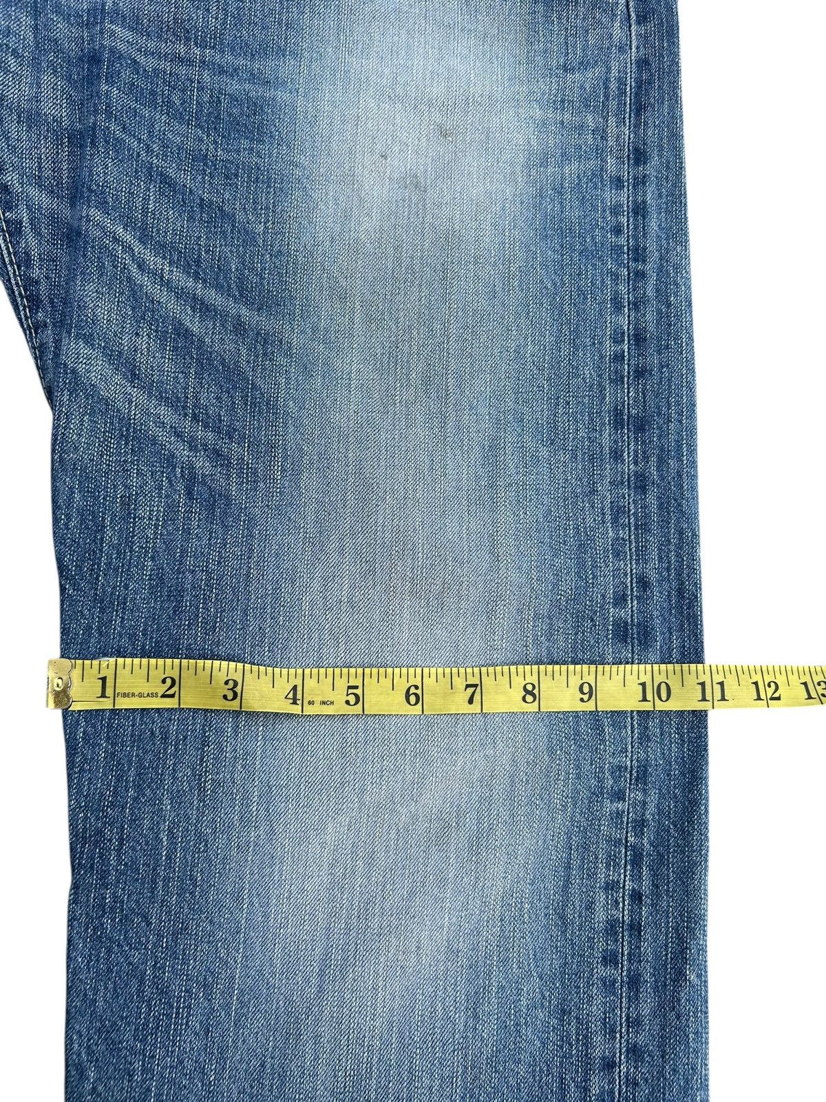 Edwin VINTAGE EDWIN 505Z SELVEDGE DISTRESSED DENIM JEANS Size US 36 / EU 52 - 19 Thumbnail