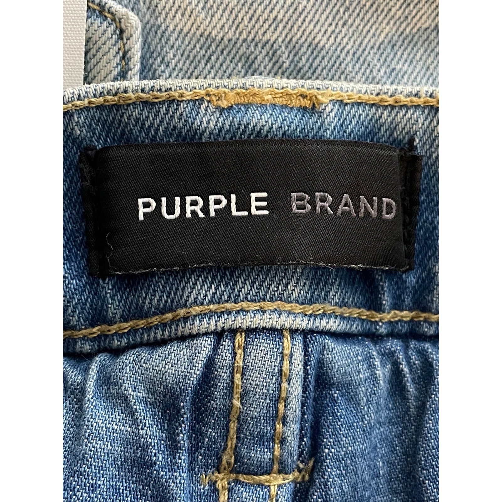 Purple Brand Purple Brand Light Wash Blue Jeans Size US 29 - 3 Thumbnail