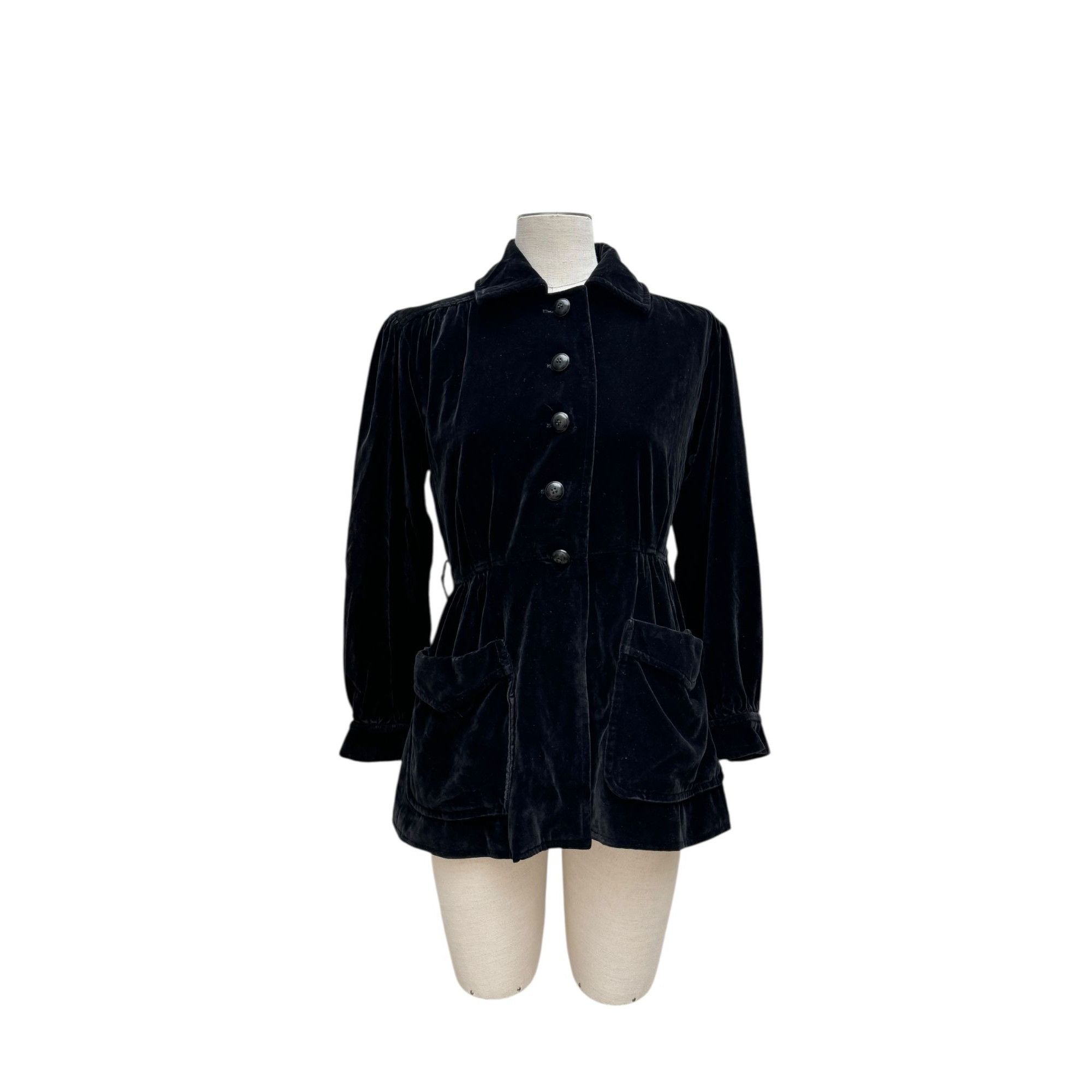 Saint Laurent Paris Black Velvet Jacket Size M / US 6-8 / IT 42-44 - 1 Thumbnail