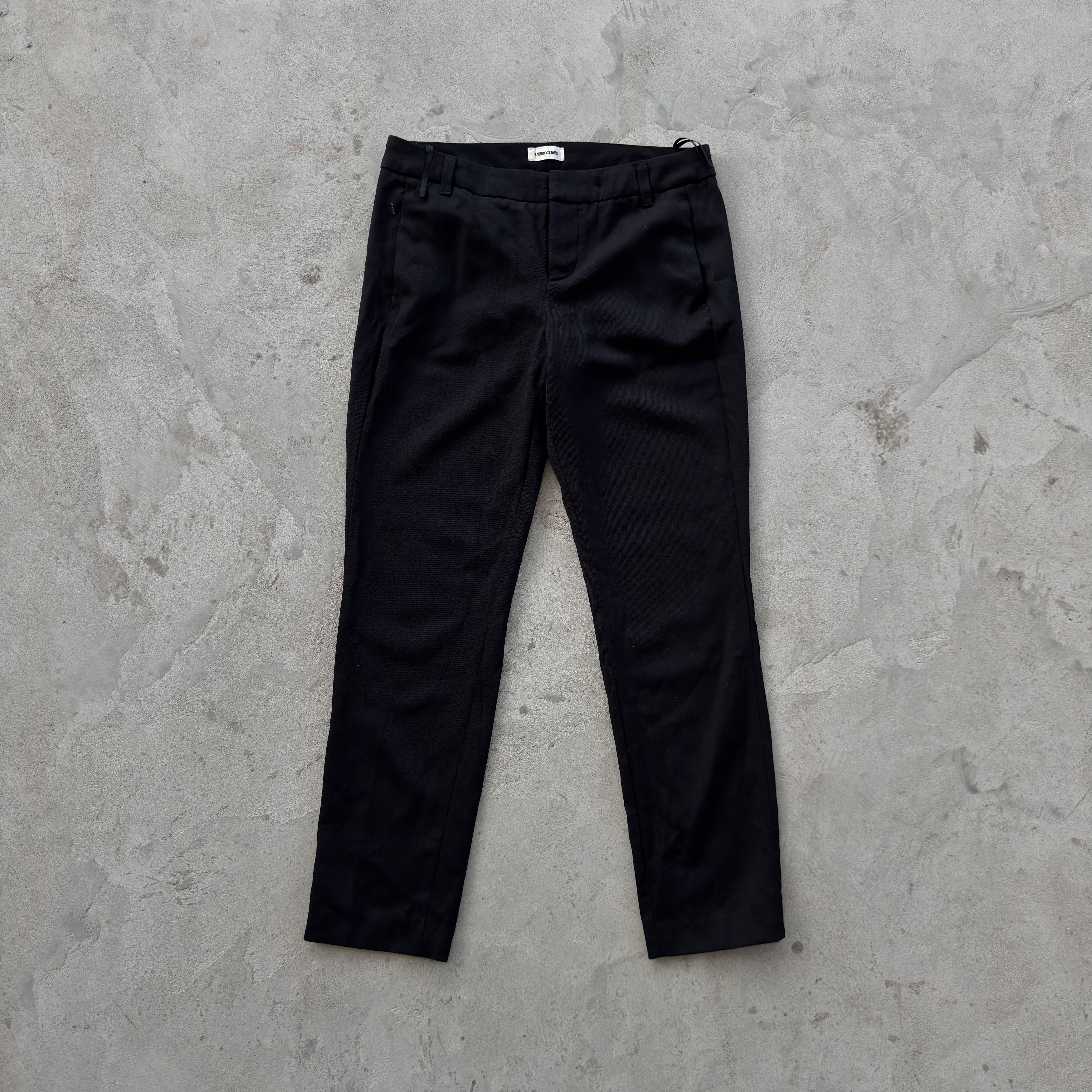Zadig & Voltaire Zadig Voltaire Prune Wool Casual Tailored Pants Black 38 Size 38" / US 16 / IT 52 - 1 Thumbnail
