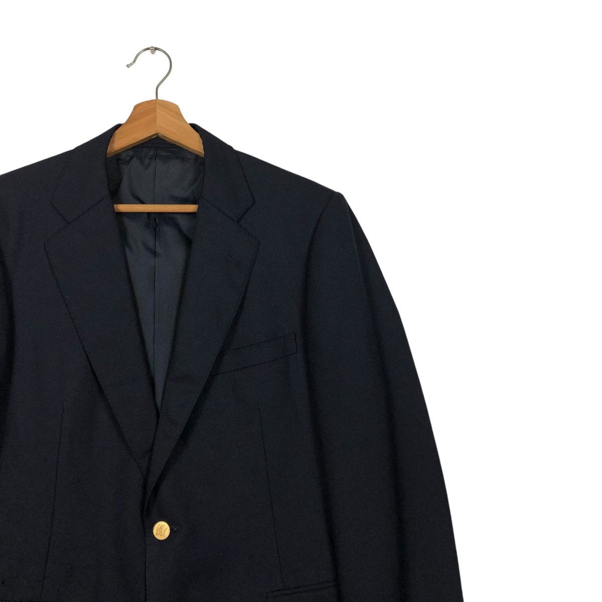 Burberry 🔥VINTAGE BURBERRYS COATS JACKET DOUBLE BREAST GOLDEN BUTTON Size US M / EU 48-50 / 2 - 8 Thumbnail