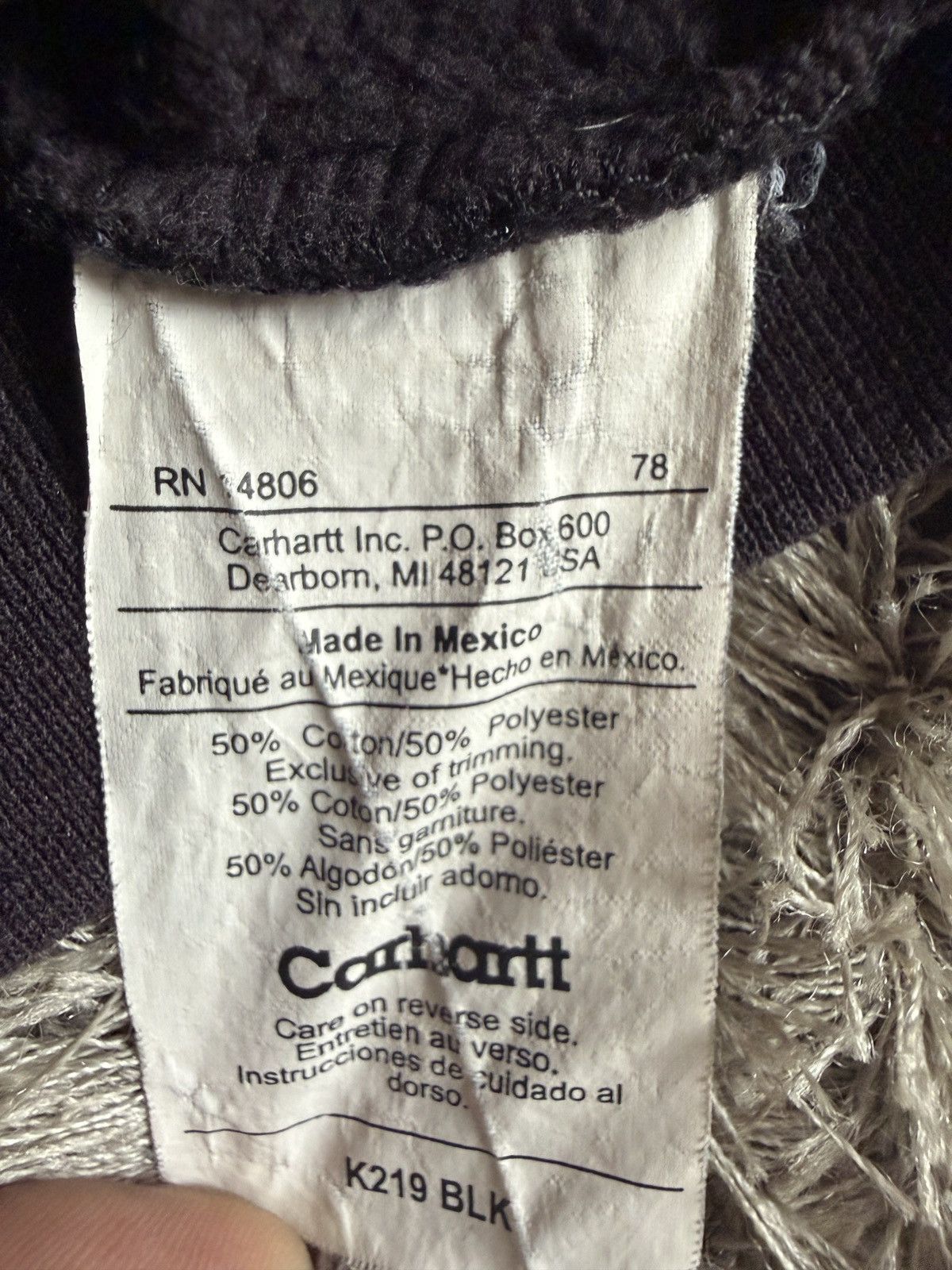 Carhartt Carhartt 2007 WIP Workwear Hoodie Sweatshirt Mens M Black Size US M / EU 48-50 / 2 - 7 Thumbnail