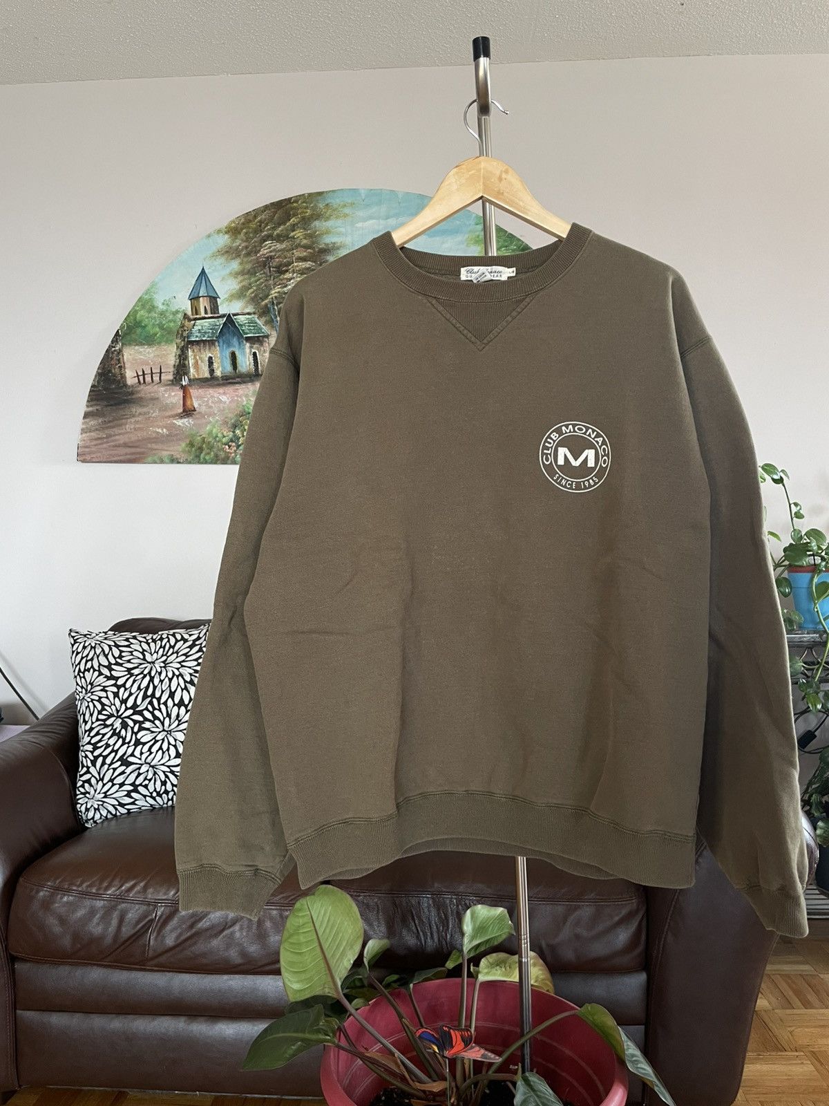 Club Monaco Vintage Club Monaco Essential Logo Sweater Size US L / EU 52-54 / 3 - 1 Thumbnail