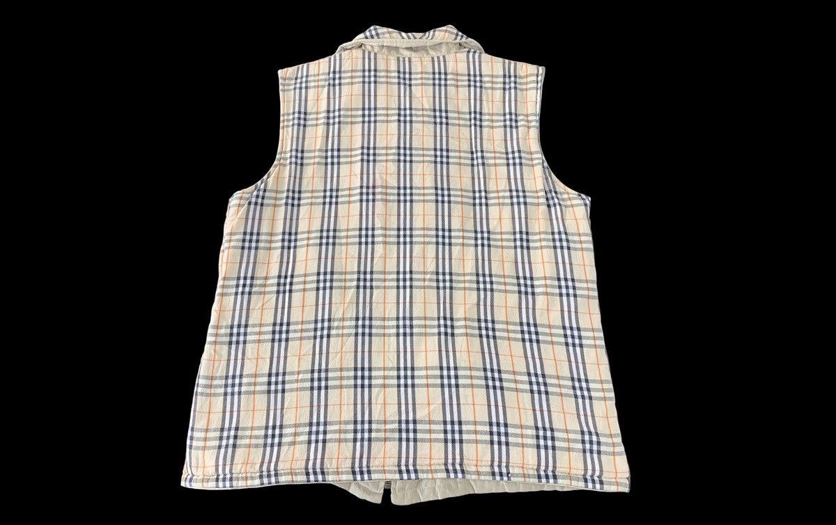 Burberry Vintage Burberry Of London Plaid Checked Monogram Waistcoat Size US M / EU 48-50 / 2 - 2 Thumbnail