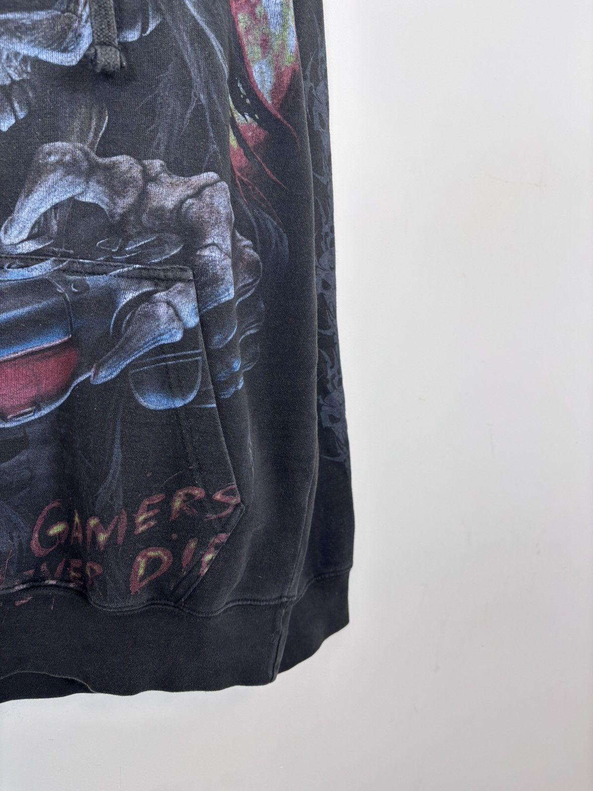 Other Spiral Direct Y2K Big Skeleton Skulls Gamer Black Hoodie Size US L / EU 52-54 / 3 - 7 Thumbnail