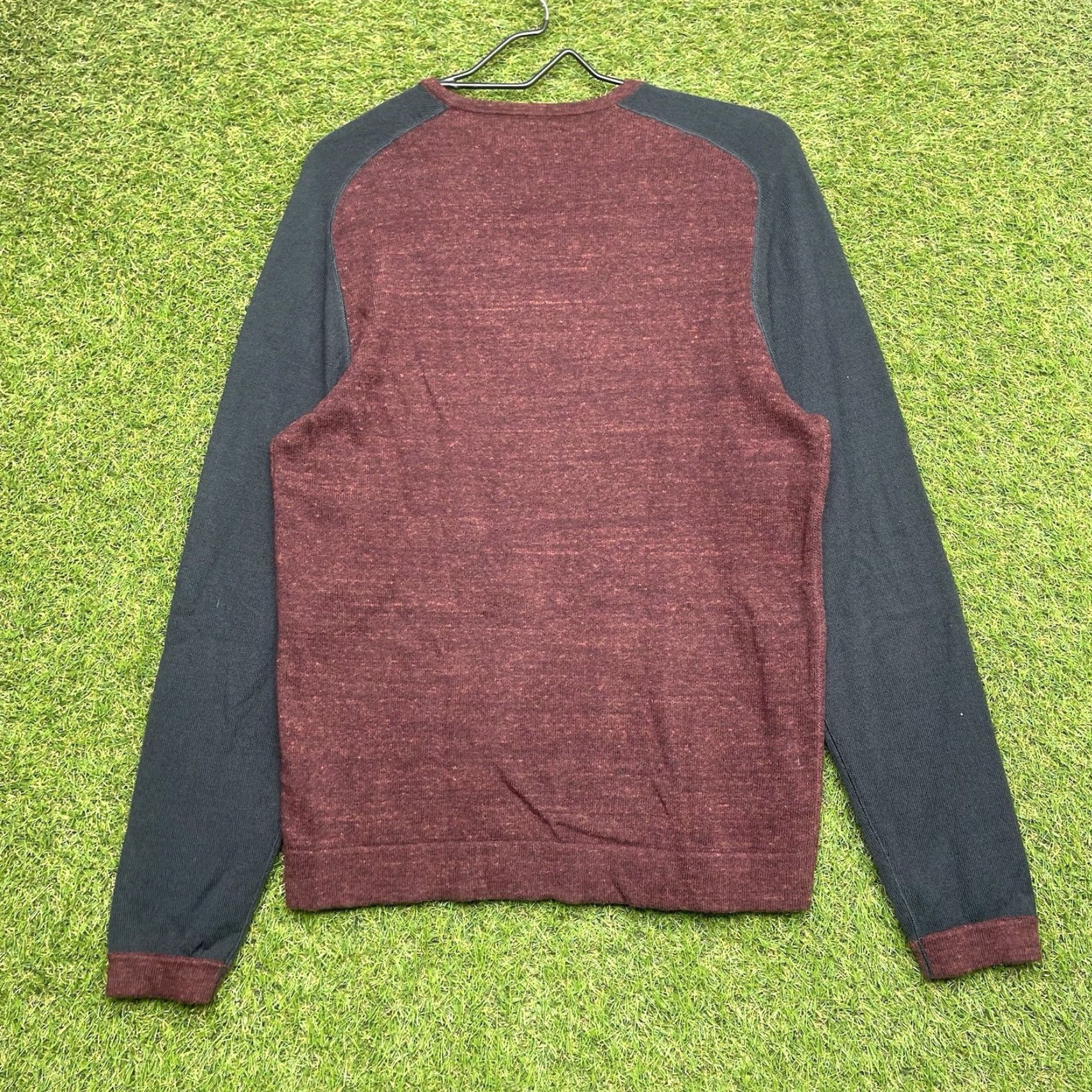 John Varvatos John Varvatos Wool Sweater Mens Medium Cotton Blend Crew Neck USA NWT Red Size US M / EU 48-50 / 2 - 2 Thumbnail