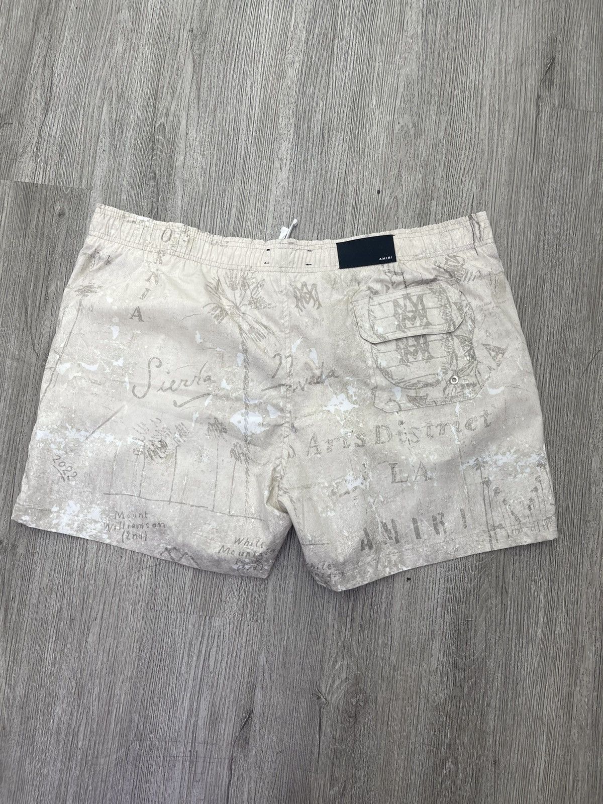 Amiri Amiri military specs swimtrunk (beige) Size US 38 / EU 54 - 2 Thumbnail