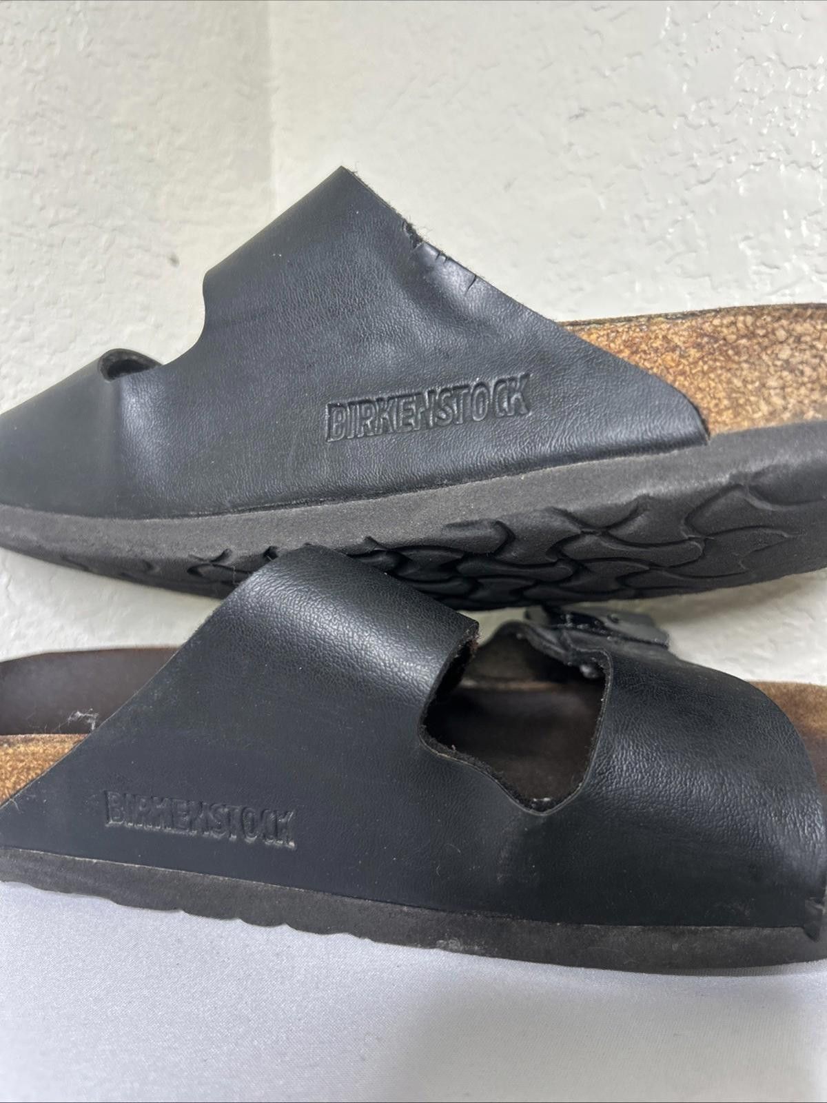 Birkenstock BIRKENSTOCK Arizona Black Leather Sandals Women Sz6.5 Size US 6.5 / IT 36.5 - 8 Thumbnail