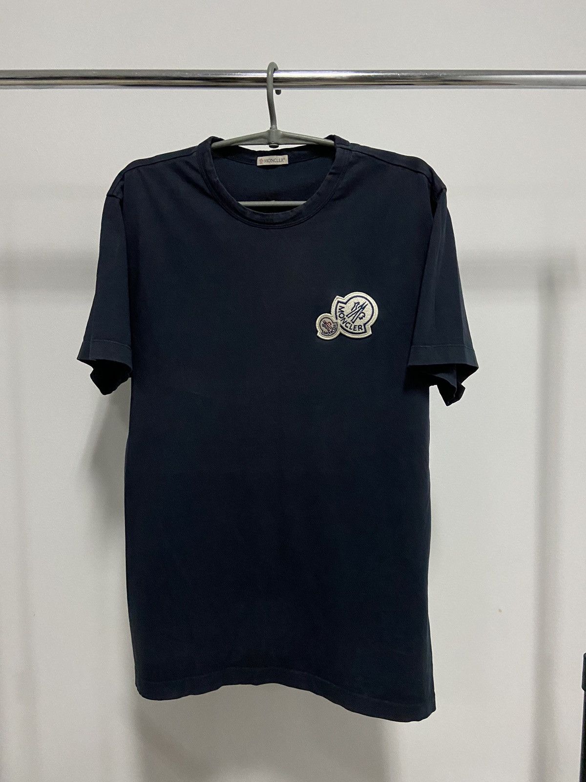 Moncler × Vintage Moncler Maglia Vintage T Shirt double Logo Luxury Size US XL / EU 56 / 4 - 1 Thumbnail