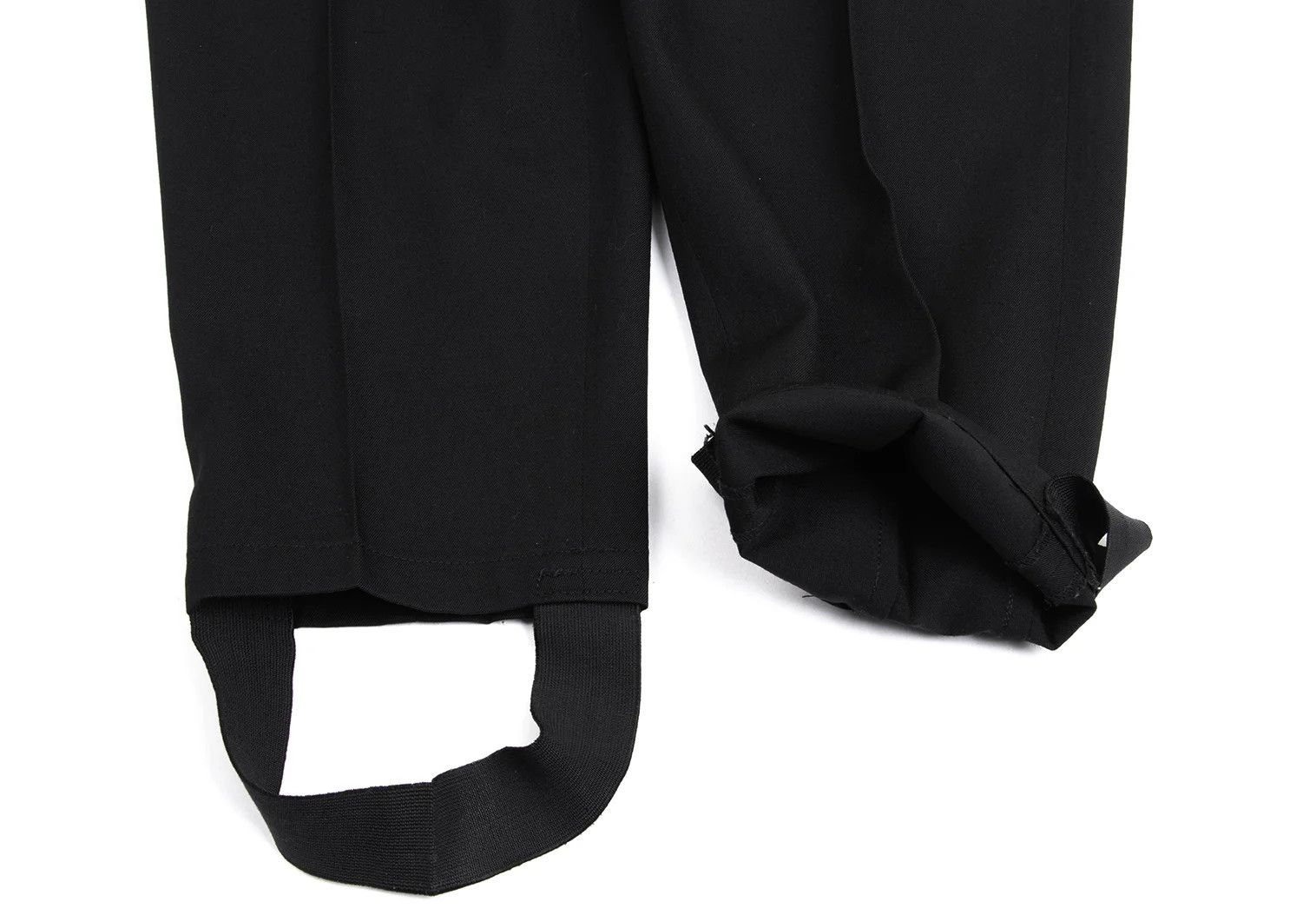 Yohji Yamamoto Yohji Yamamoto Black Wool Gabardine Pants Size US 30 / EU 46 - 13 Thumbnail
