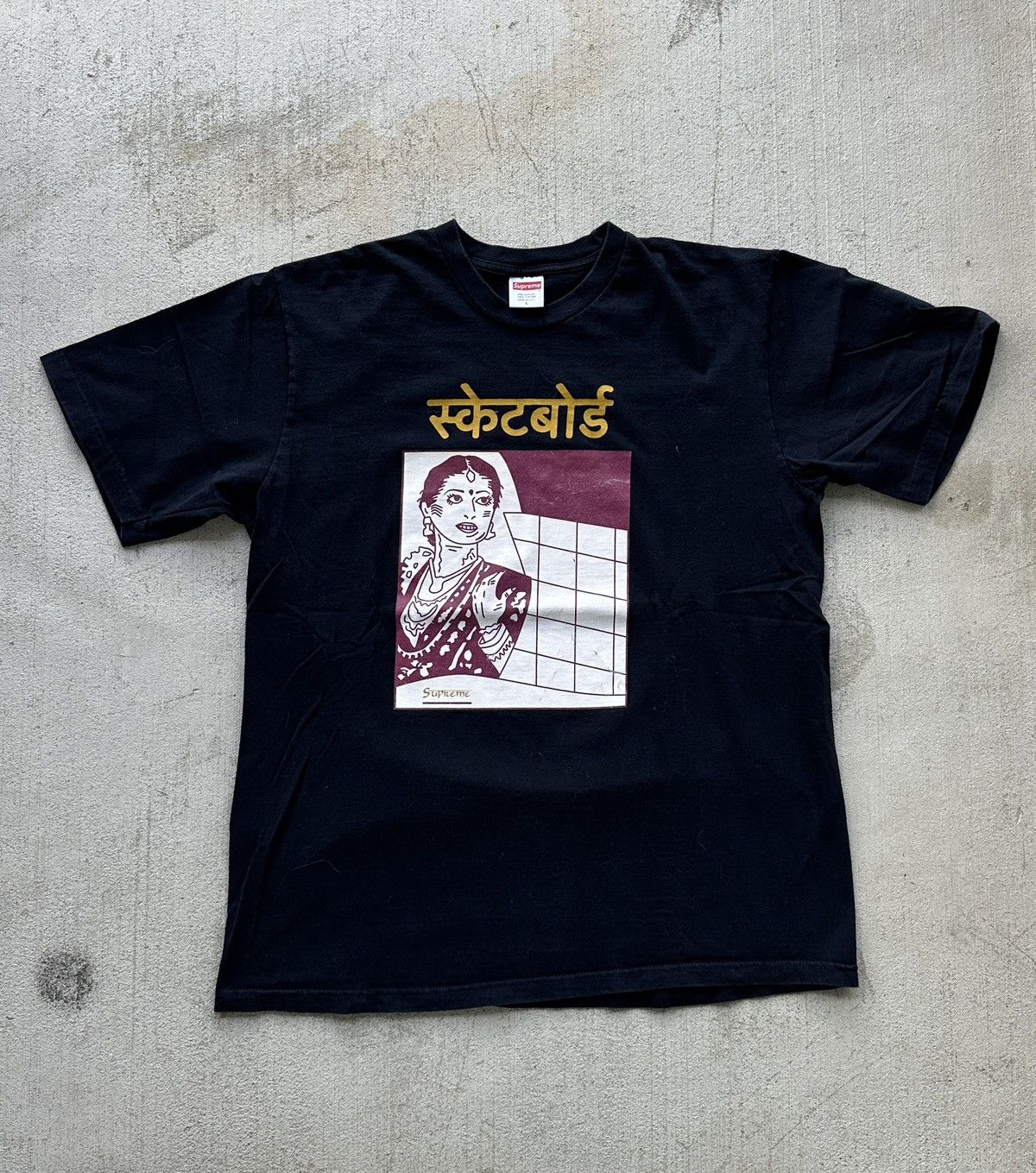 Supreme bombay tee black sales