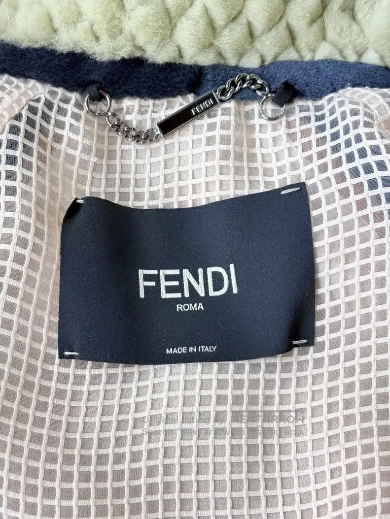 Fendi Fendi Fur patchwork jacket with openwork mink fur Size S / US 4 / IT 40 - 7 Thumbnail