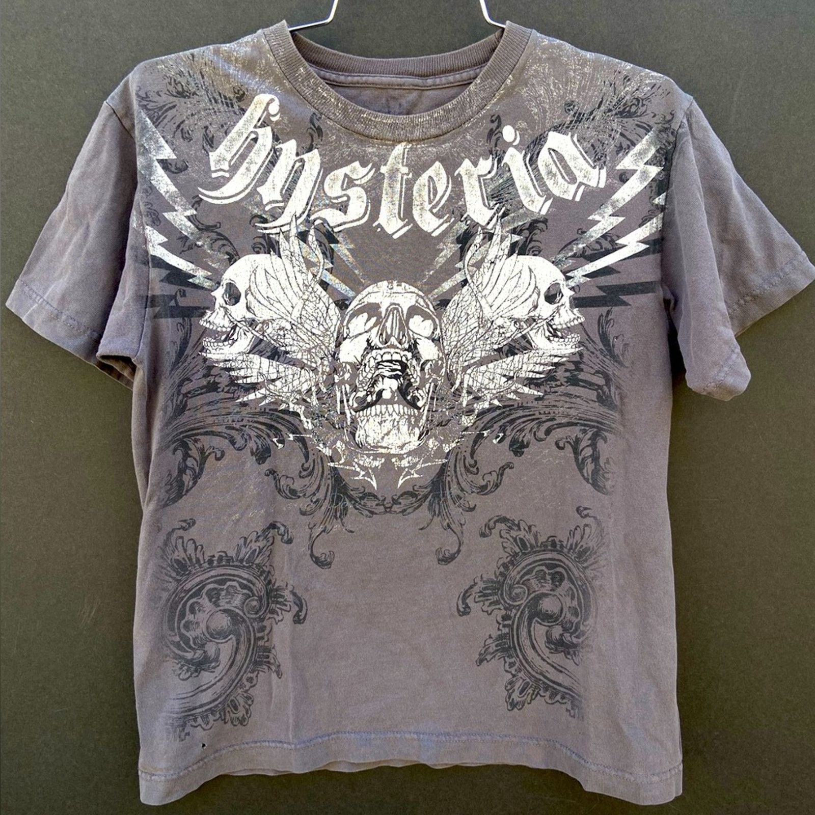 Vintage VTG Hysteria t-shirt— Affliction-esque Size L / US 10 / IT 46 - 2 Thumbnail