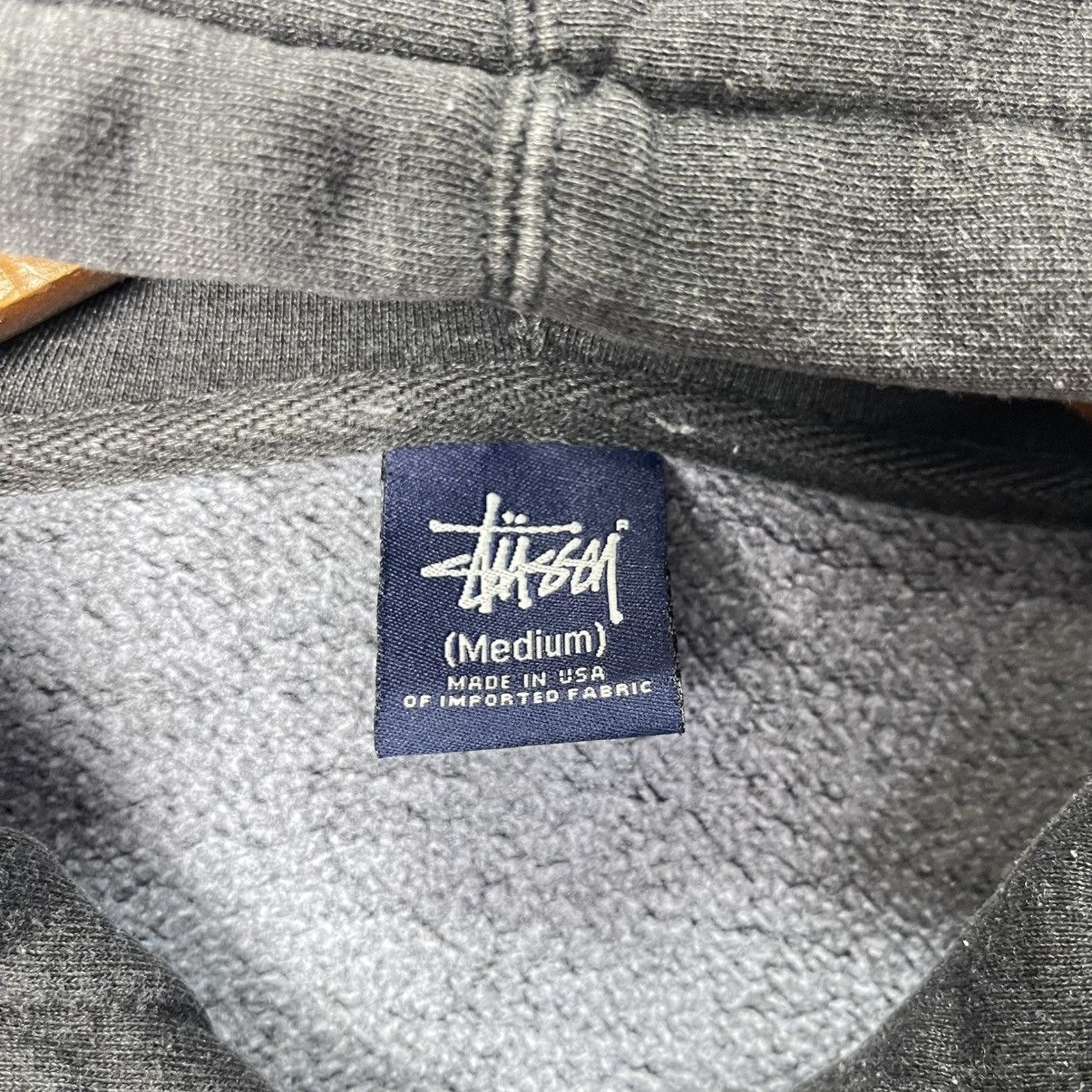 Stussy Vintage Stussy Neon Logo Hoodie Grey USA Streetwear Size US M / EU 48-50 / 2 - 8 Thumbnail