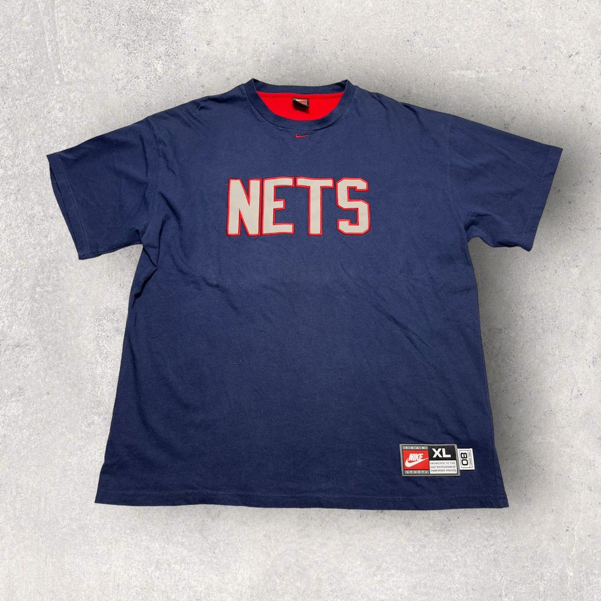 NBA × Nike × Vintage Vintage New Jersey Nets tee Size US XL / EU 56 / 4 - 1 Thumbnail