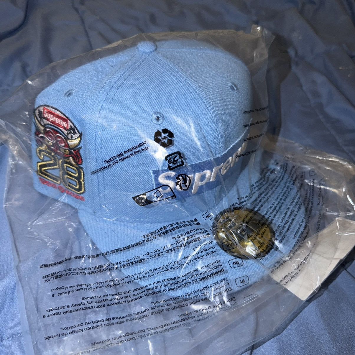 Supreme Supreme Shop Box Logo (Tokyo/Light Blue) Fitted Hat - 7 3/8 Size ONE SIZE - 5 Thumbnail
