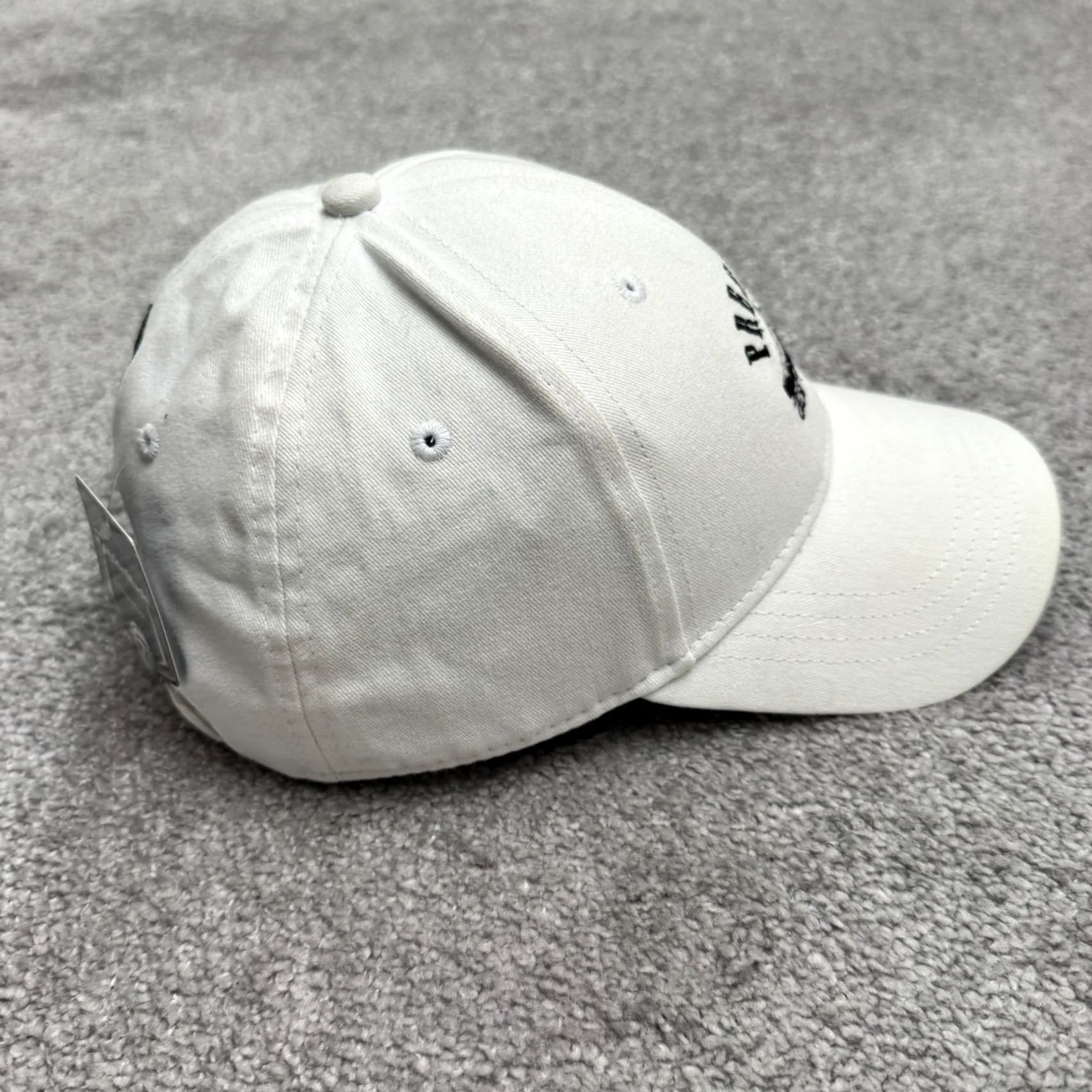 TaylorMade TaylorMade Presidio Hat Mens OSFA White Cotton Canvas Strapback Cap NWT Size ONE SIZE - 2 Thumbnail