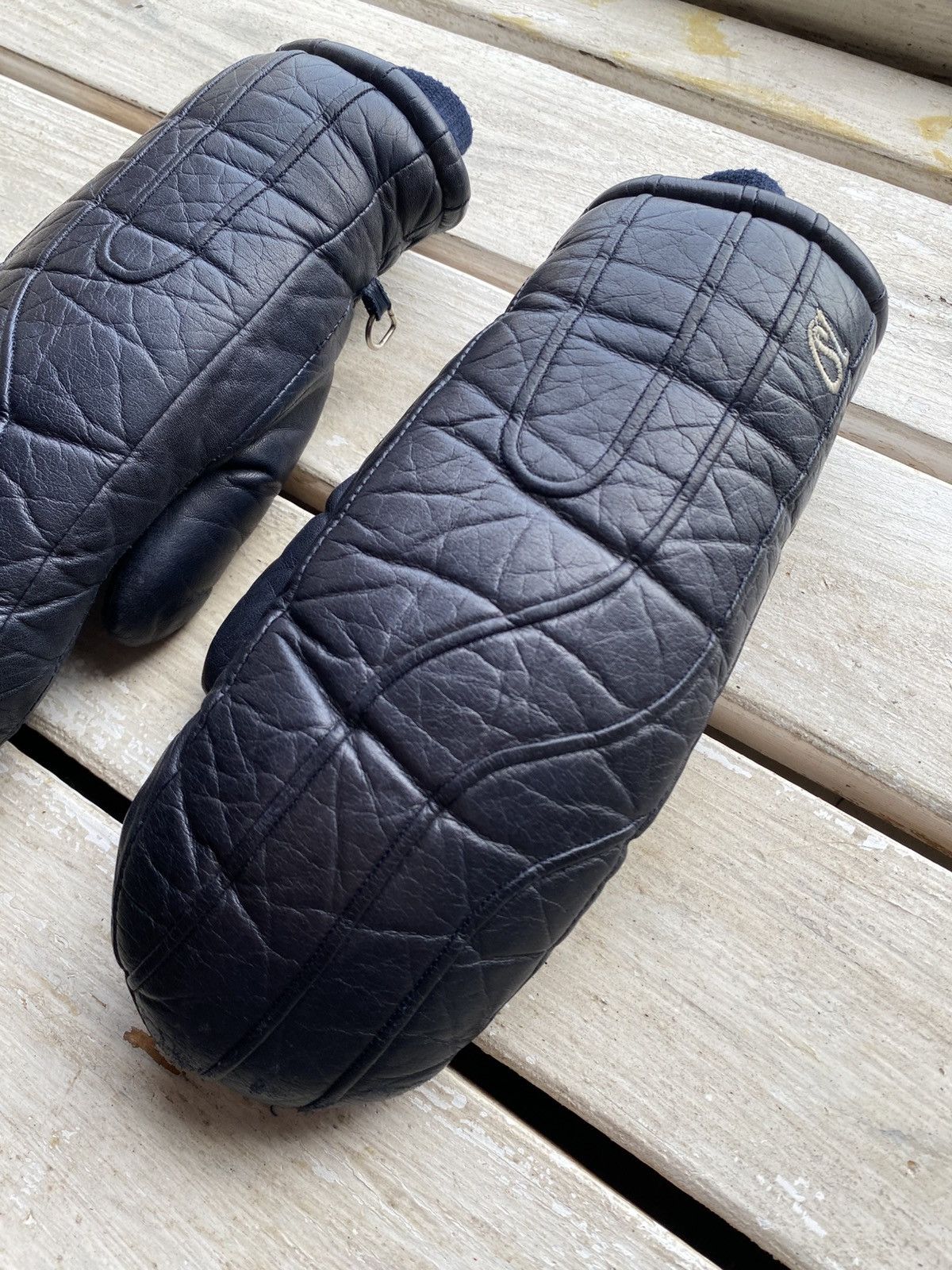 Hysteric Glamour × Japanese Brand HandMade Rare Vintage Y2K Leather Made in Japanese Gloves Size ONE SIZE - 4 Thumbnail
