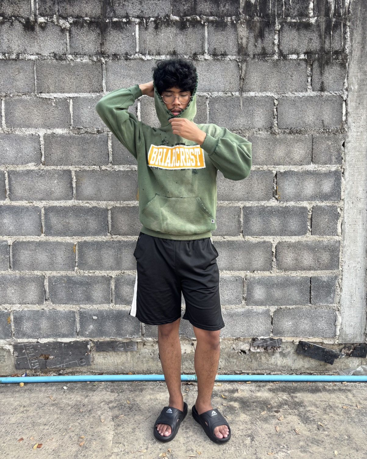 Russell Athletic Thrashed 90s Distressed Russell Faded Hoodie Size US M / EU 48-50 / 2 - 15 Thumbnail