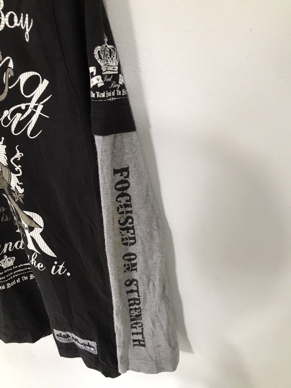 Hysteric Glamour Archive Badboy poem Lighting spirit longsleeve double layer Size US M / EU 48-50 / 2 - 3 Thumbnail