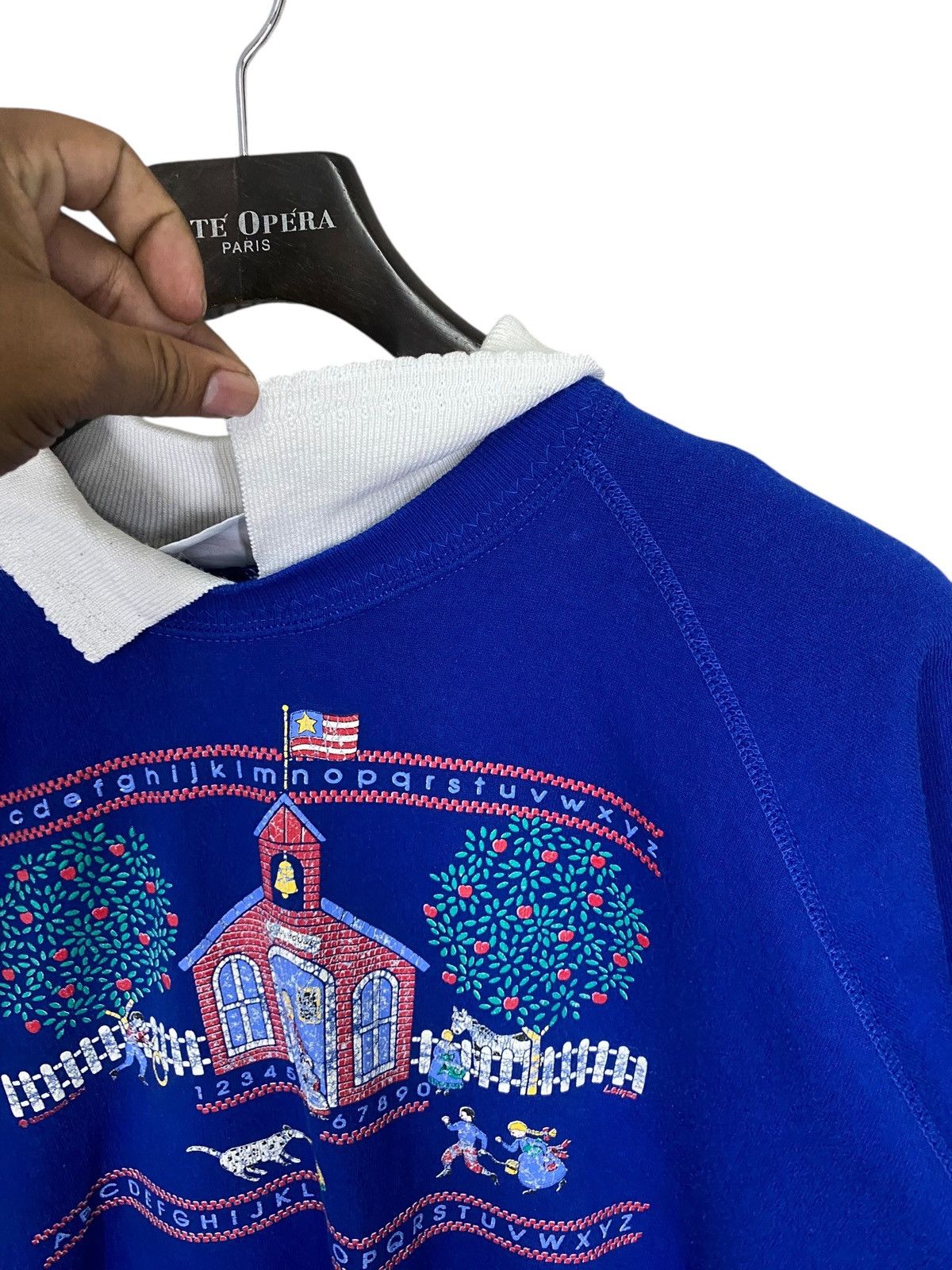 Vintage Vintage 90s morning sun sweatshirt crewneck pullover size L Size US L / EU 52-54 / 3 - 5 Thumbnail