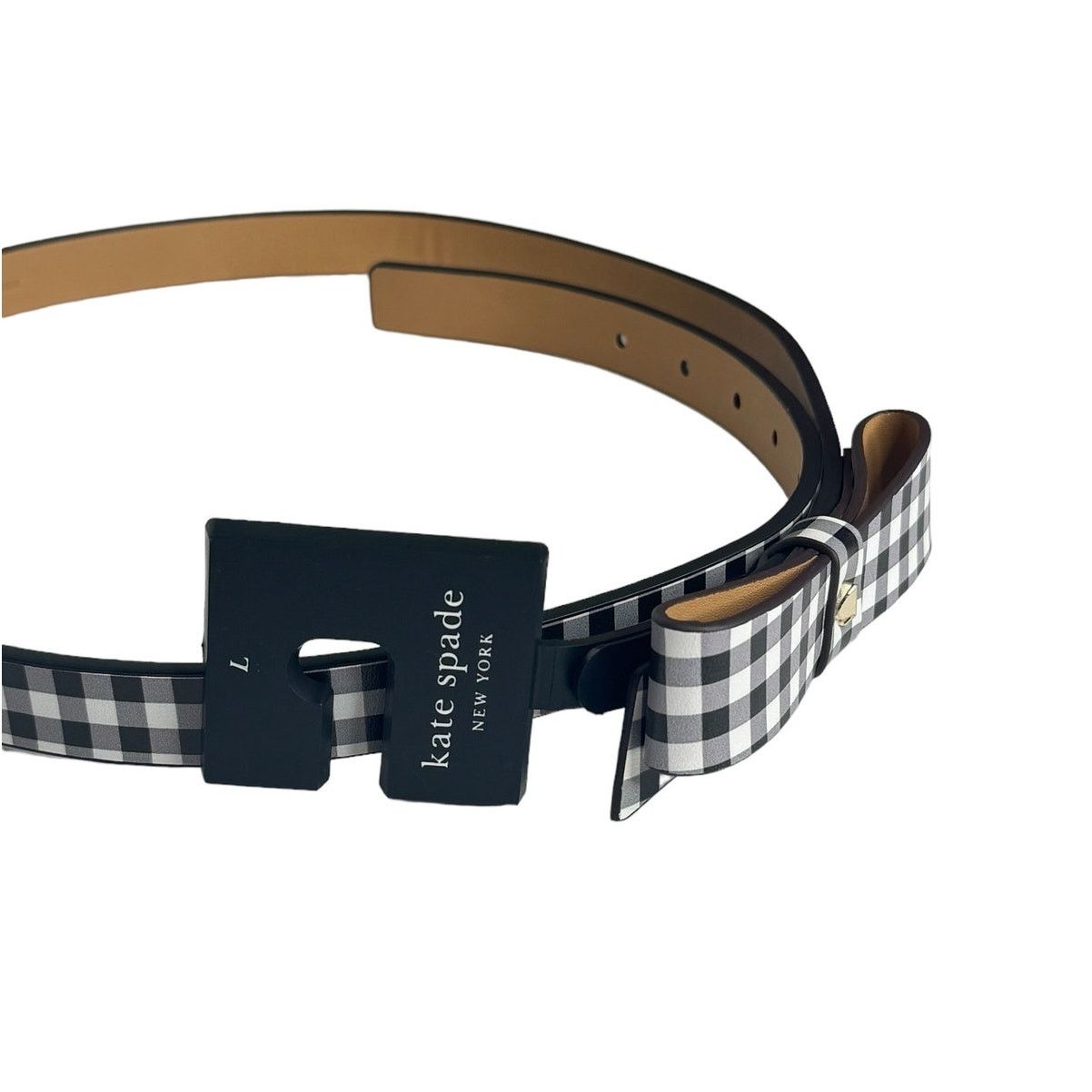 Kate Spade Kate Spade 19mm bow belt size Large women belt gingham print Size ONE SIZE - 4 Thumbnail