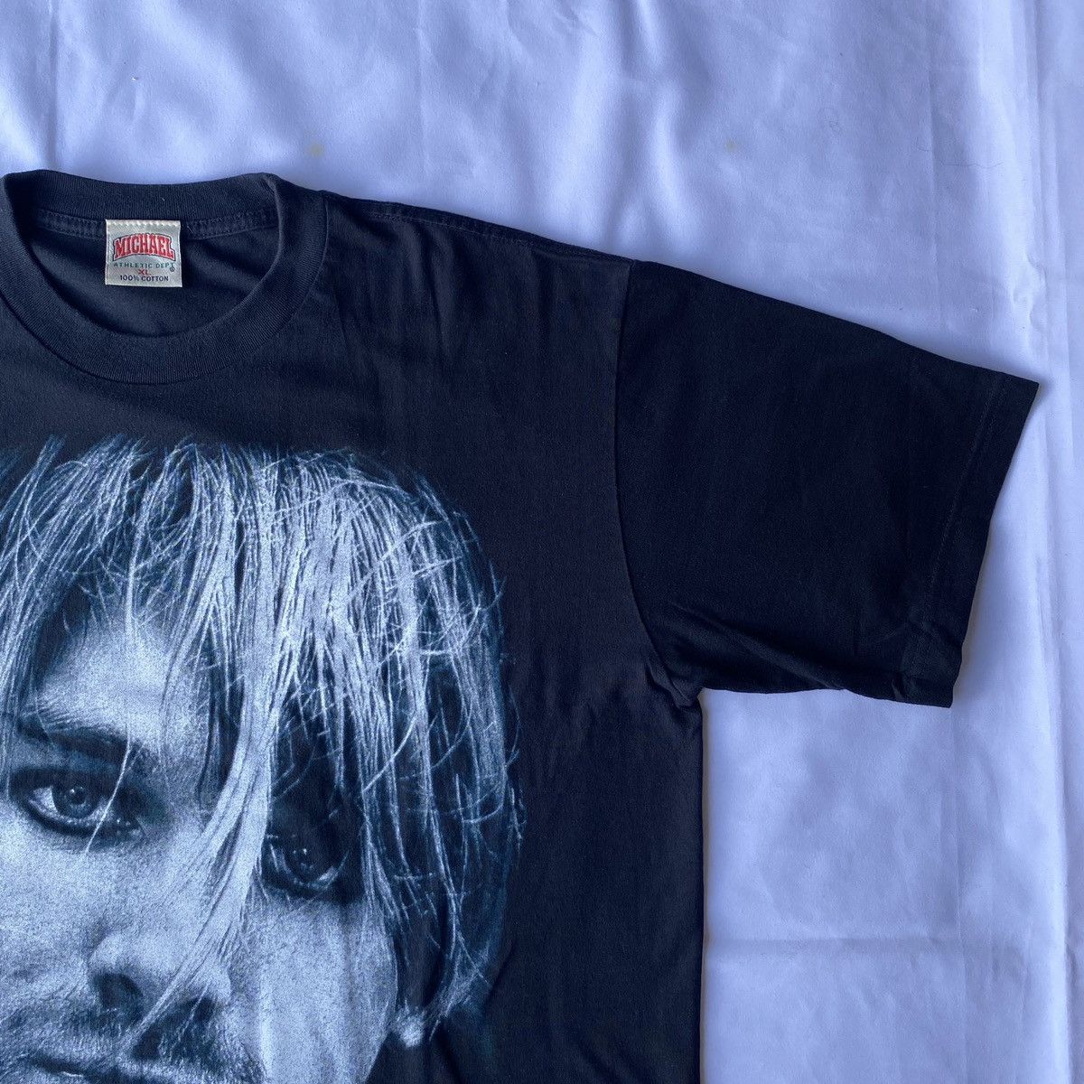 Band Tees × Vintage *RARE* VTG 90s Kurt Cobain 1967 - 1994 Memorial Size US XL / EU 56 / 4 - 3 Thumbnail