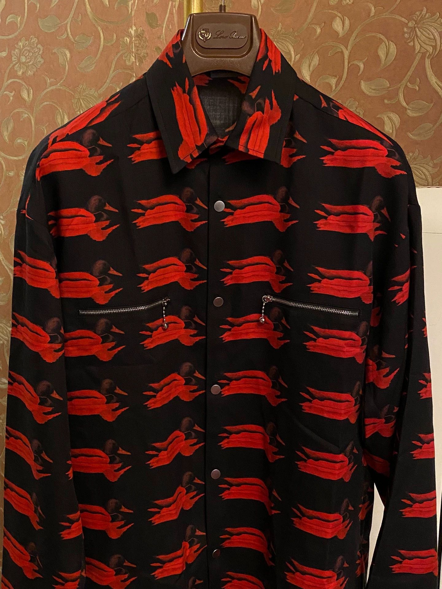 Burberry Burberry Men's 100% Wool Shirt S with Silk Lining Size US S / EU 44-46 / 1 - 3 Thumbnail