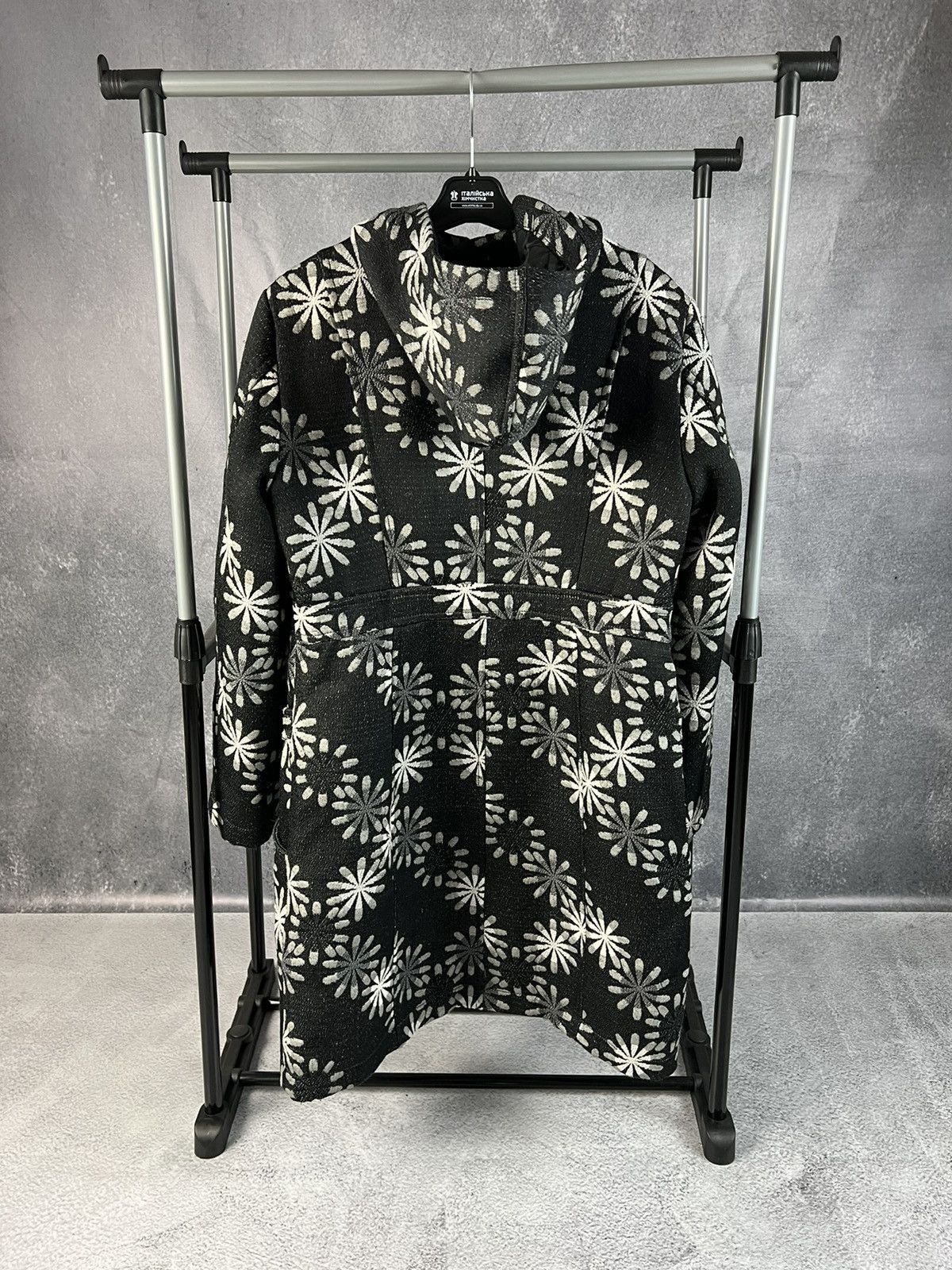 Designer × Desigual Desigual embroidered monogram hooded coat Size S / US 4 / IT 40 - 2 Thumbnail