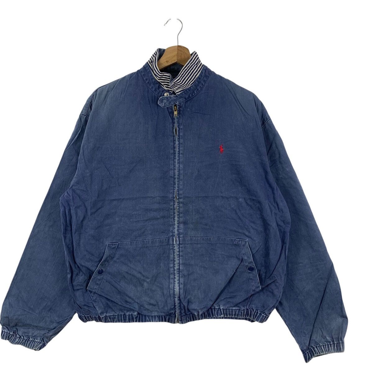 Polo Ralph Lauren Vintage 80’ POLO RALPH LAUREN Indigo Denim Jeans Jacket Size US M / EU 48-50 / 2 - 4 Thumbnail