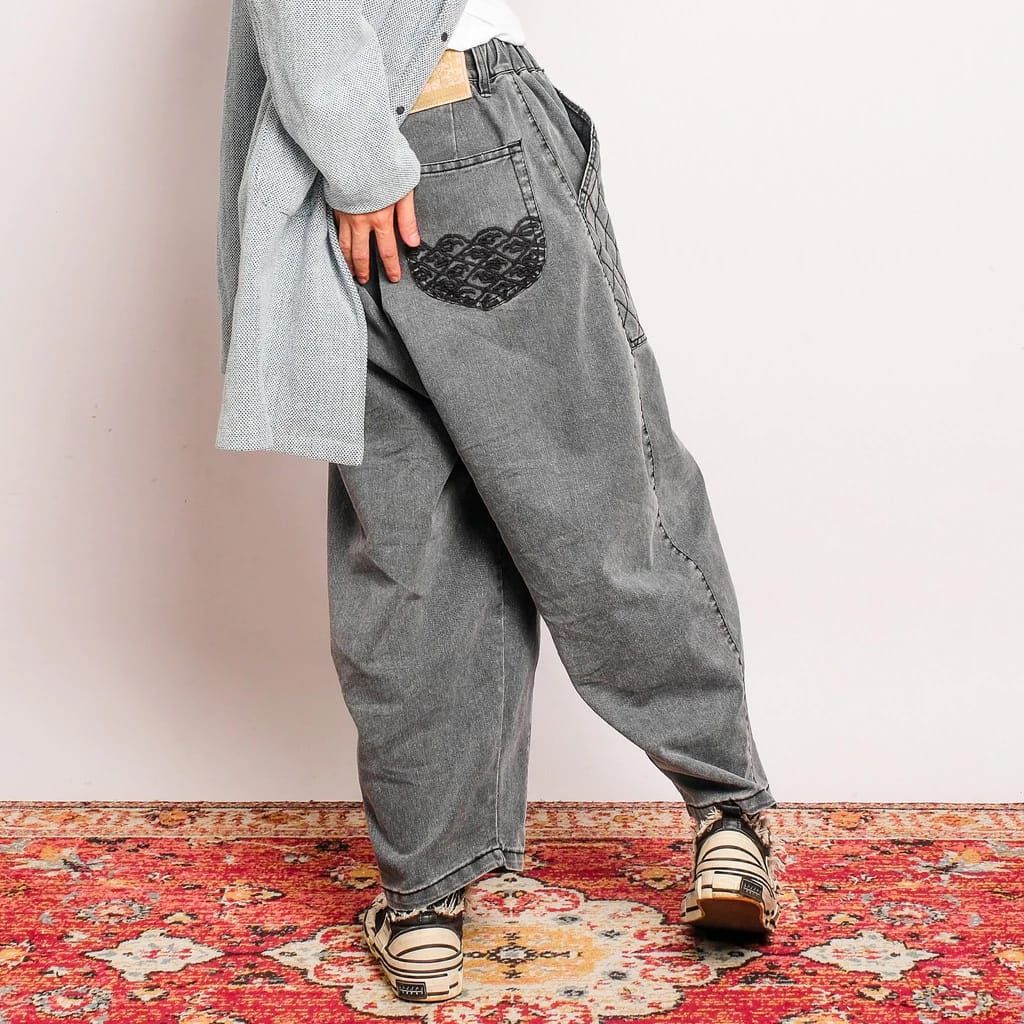 Denime × Japan Blue Jeans Hatori Baggy Grey Size US 32 / EU 48 - 2 Thumbnail