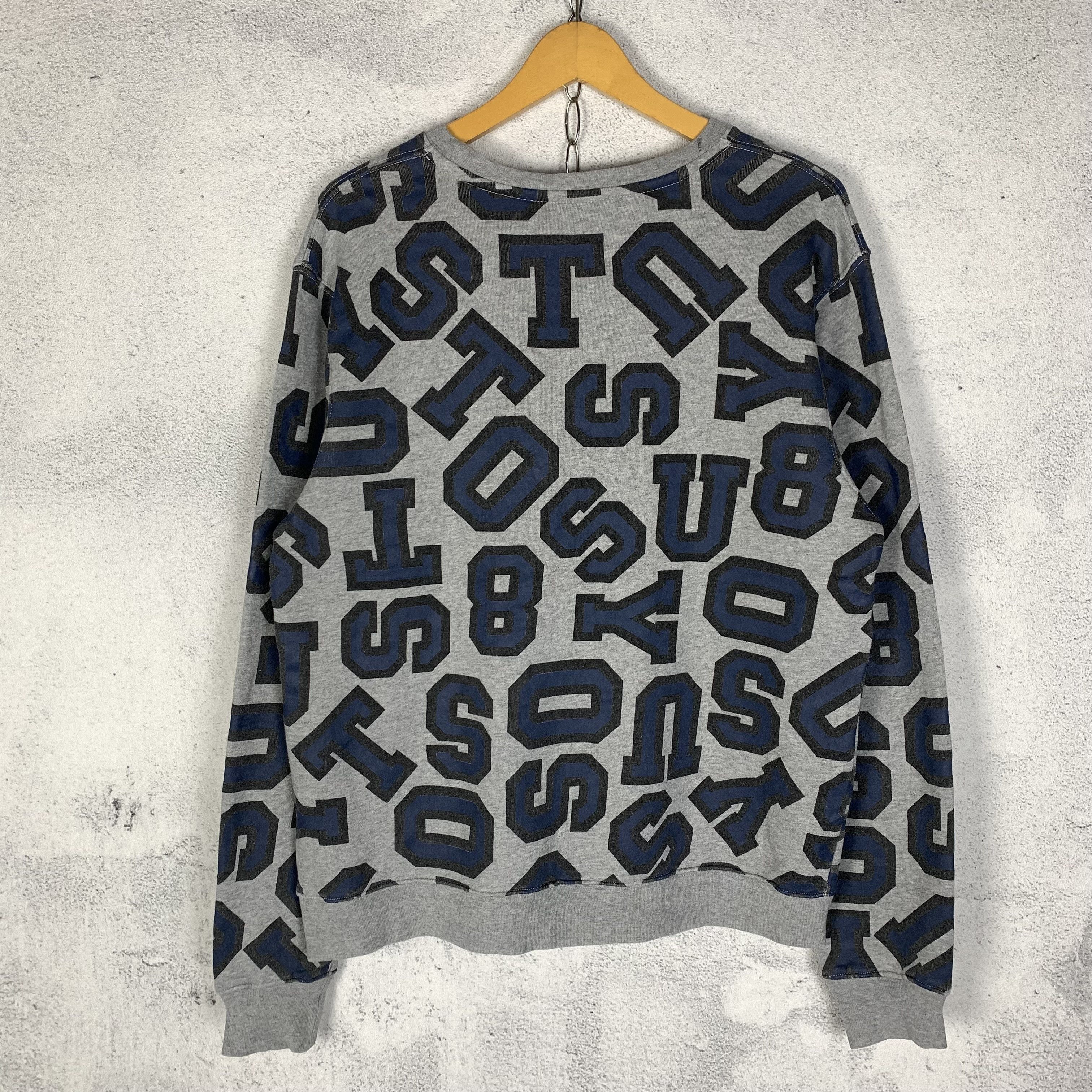 Stussy Stussy Spellout Logo Sweatshirt Crewneck Size US M / EU 48-50 / 2 - 2 Thumbnail