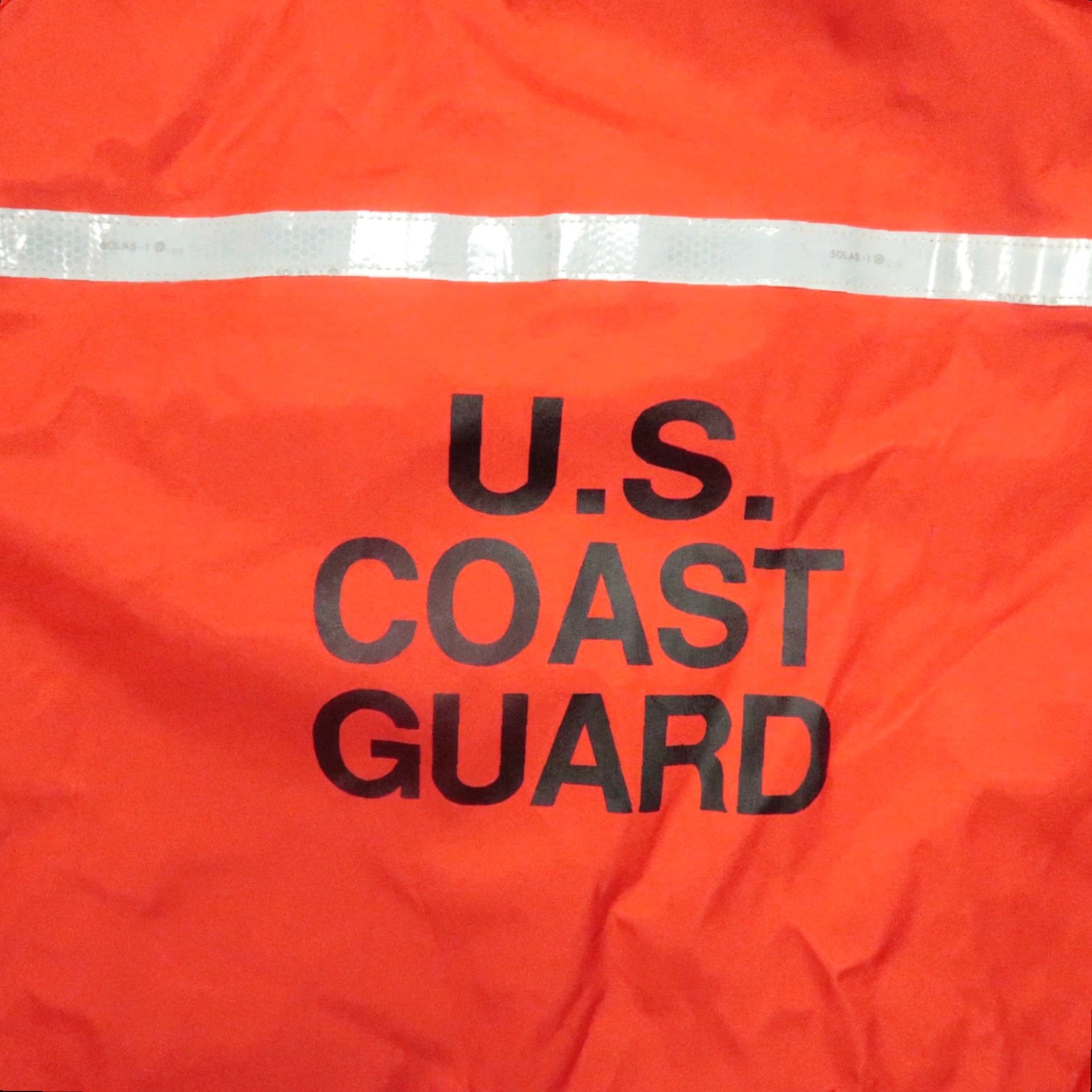 Rains Lifesaving Systems Corp Jacket Mens XL Orange Rain Coat Hooded Full Zip Pockets Waterproof Rain Tech Nylon Softshell Long Vest? Size US XL / EU 56 / 4 - 6 Thumbnail