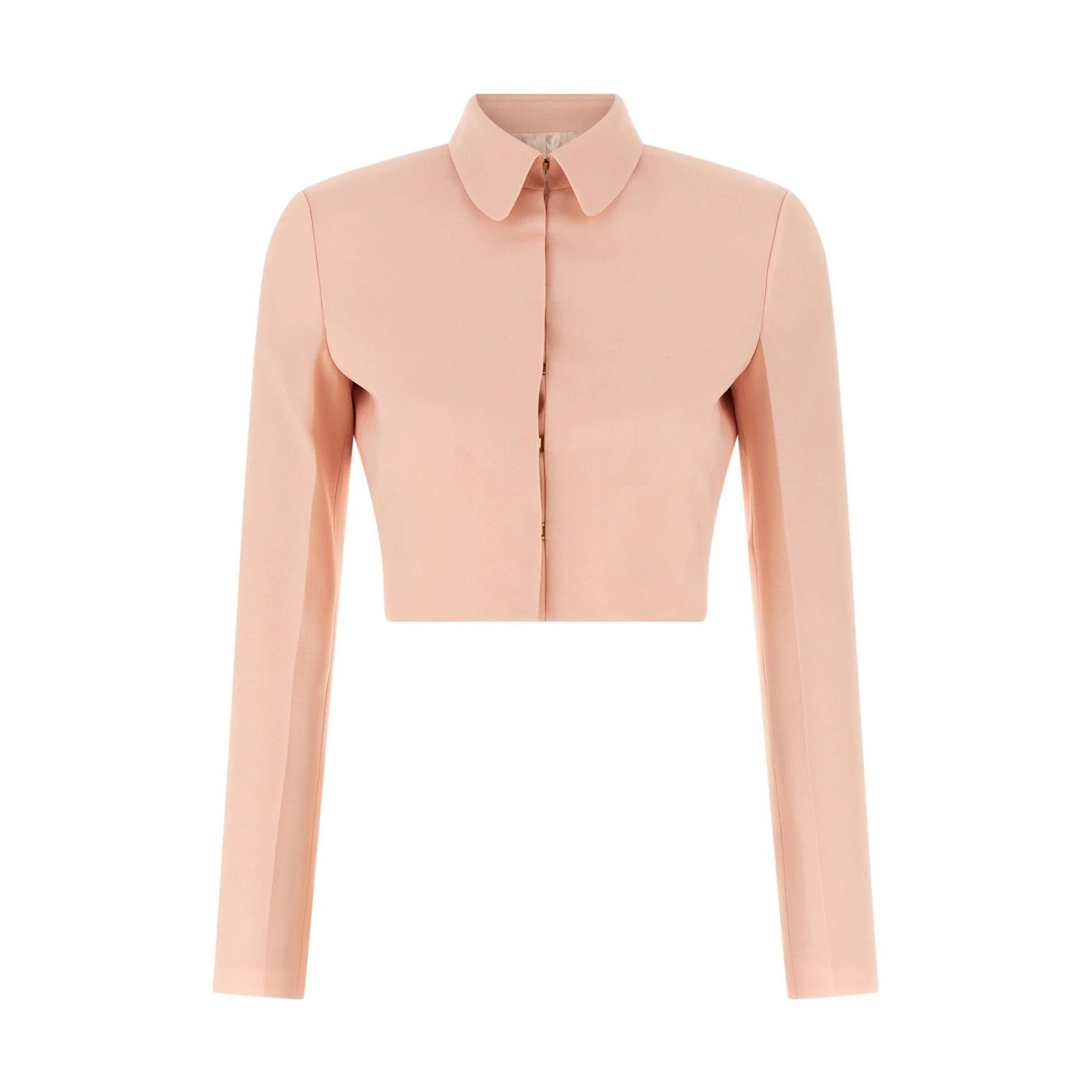 ALBERTA FERRETTI Tropical Pink Wool Blazer New & Authentic (