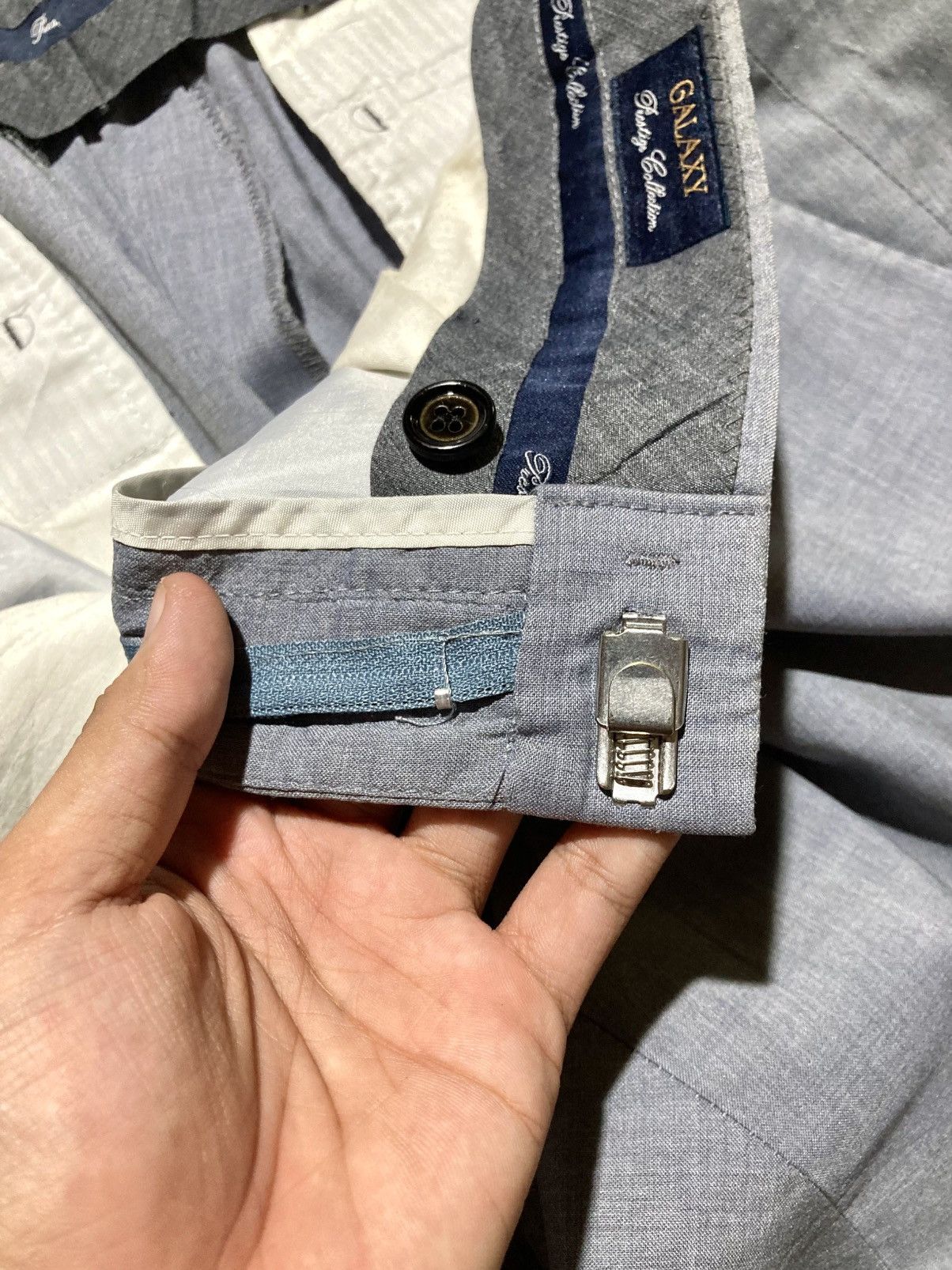 Vintage Vintage Galaxy Collection Fabric Made by Loro Piana Trousers Size US 34 / EU 50 - 16 Thumbnail