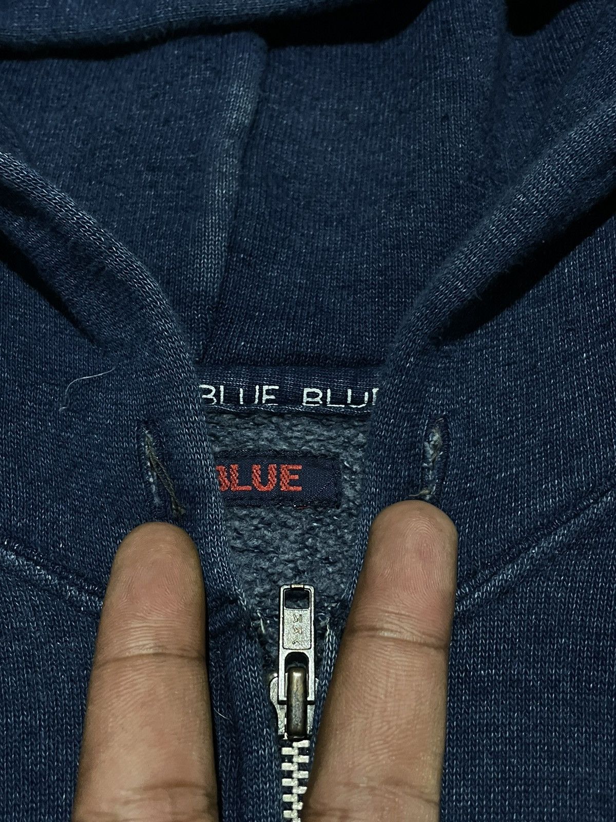 Blue Blue Japan Blue Blue Zipper Hoodie Jacket Blue Indigo Size US M / EU 48-50 / 2 - 10 Thumbnail