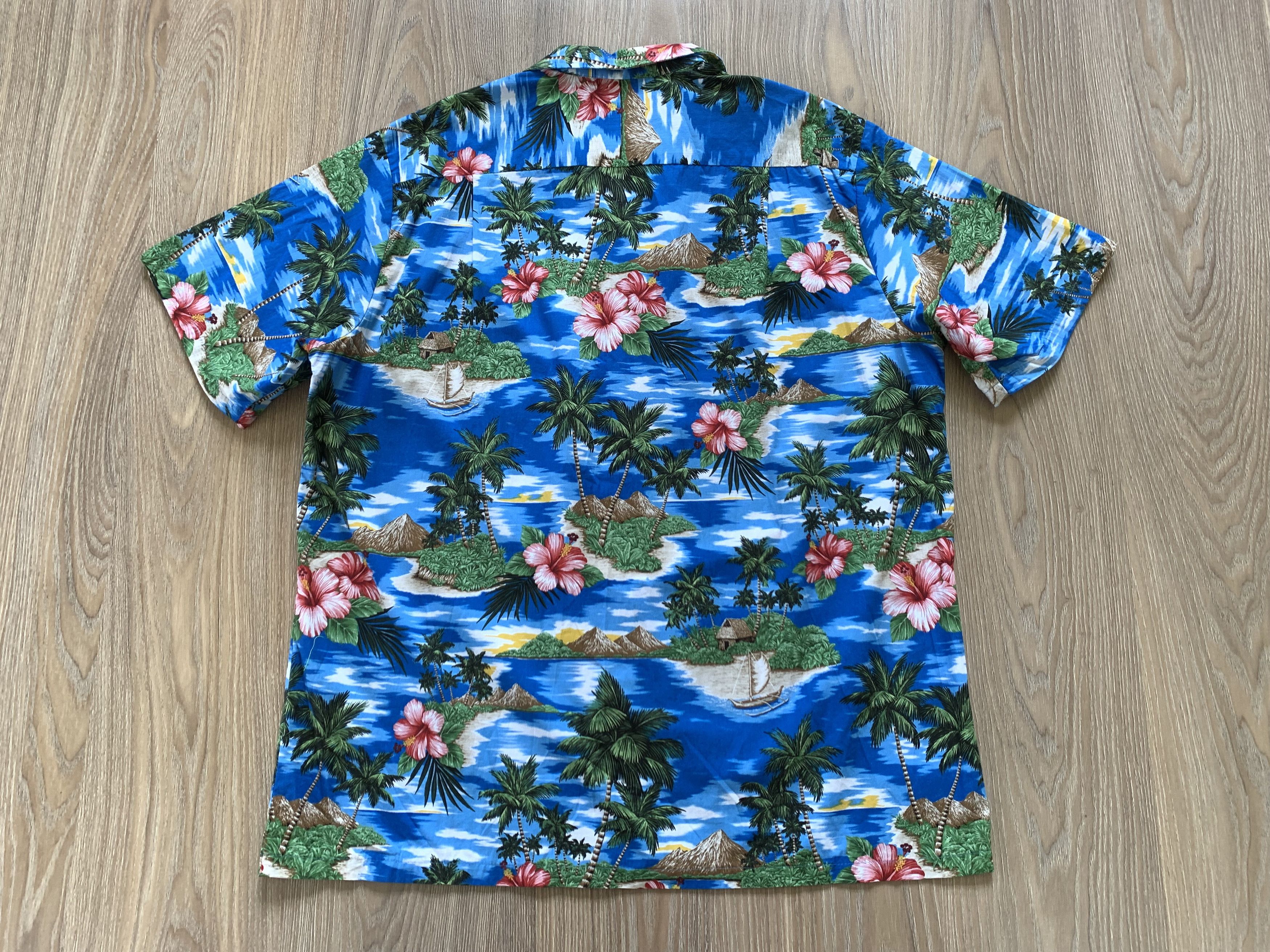 Vintage RJC Hawaiian Short Sleeve Button Up Beach Shirt Size US XL / EU 56 / 4 - 4 Thumbnail