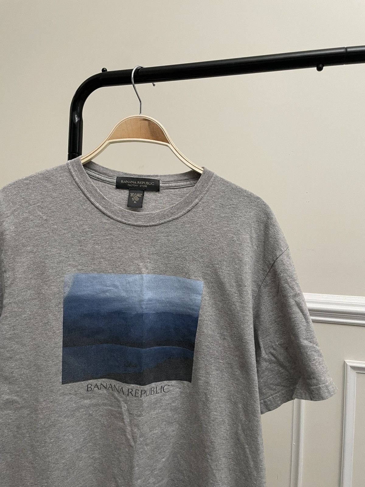 Vintage Vintage Grey Graphic Tee Shirt Nature Unsoundrags Hanes Size US L / EU 52-54 / 3 - 1 Thumbnail