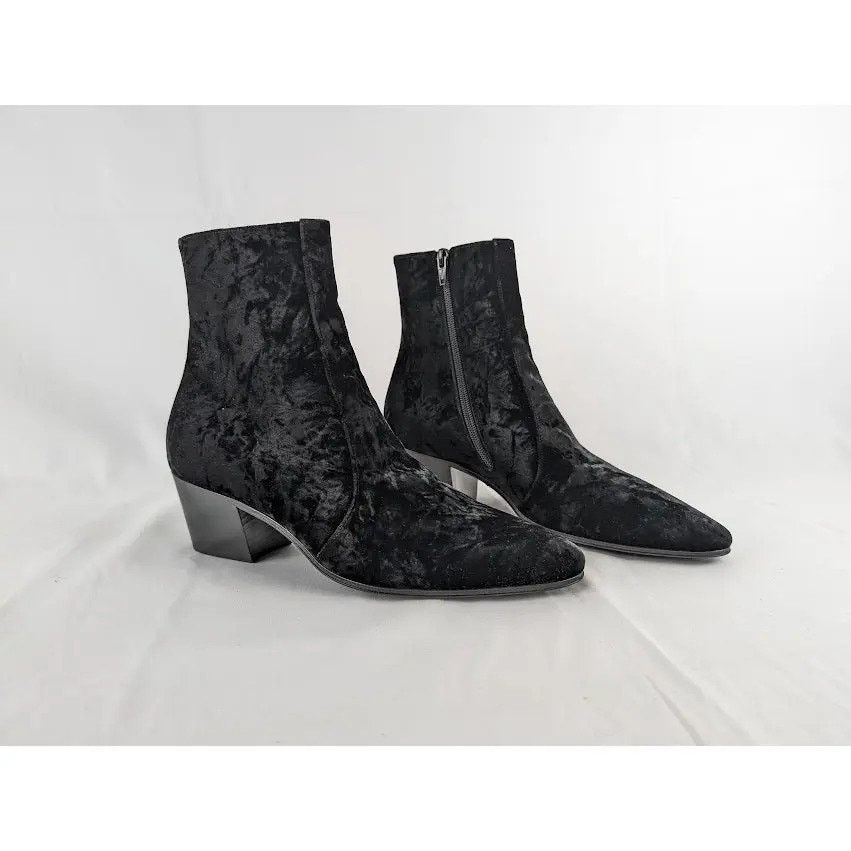Saint Laurent Paris o1rshd1 Vassili 60 Zip Boots in Black Size US 7 / EU 40 - 7 Thumbnail