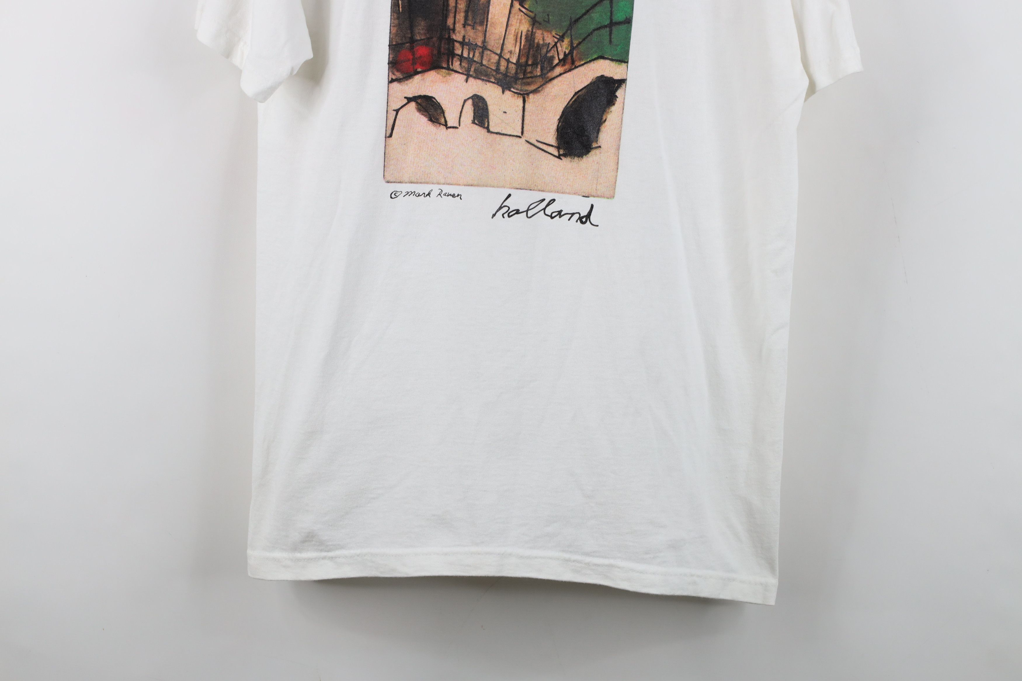 Vintage Vintage 90s Art Amsterdam Holland Short Sleeve T-Shirt Size US M / EU 48-50 / 2 - 3 Thumbnail