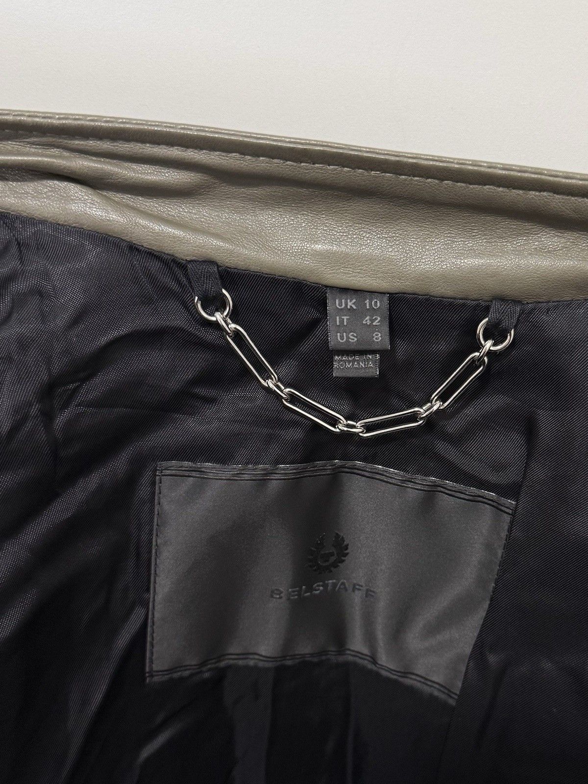 Belstaff DDP Belstaff Leather Moto Biker Womens Jacket size 42 Size M / US 6-8 / IT 42-44 - 21 Thumbnail