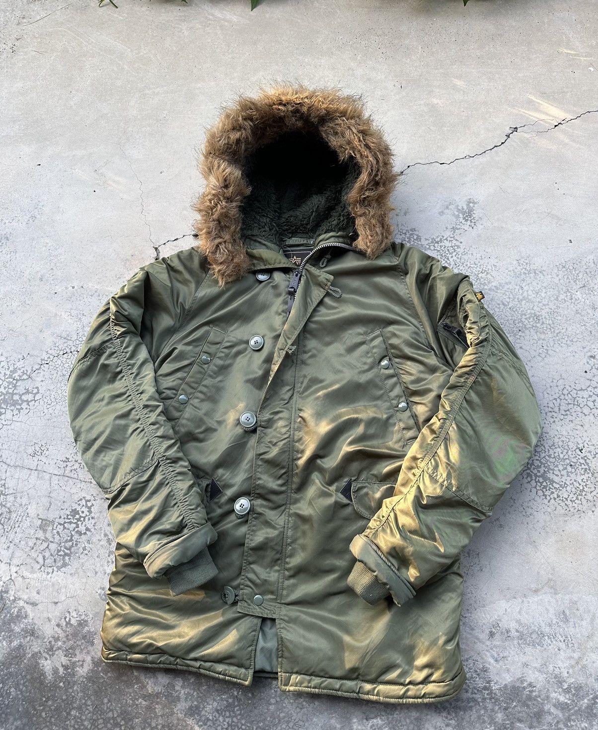 Alpha Industries 🪖Alpha Industries Parka Jacket Size US L / EU 52-54 / 3 - 2 Thumbnail