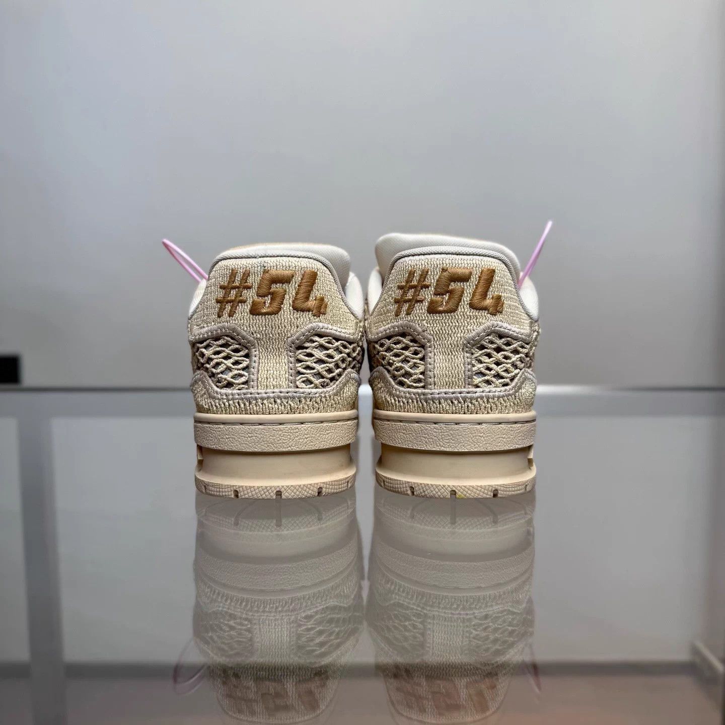 Louis Vuitton LV TRAINER Raffia Woven Beige UK3 37 99 Size US 6 / IT 36 - 5 Thumbnail