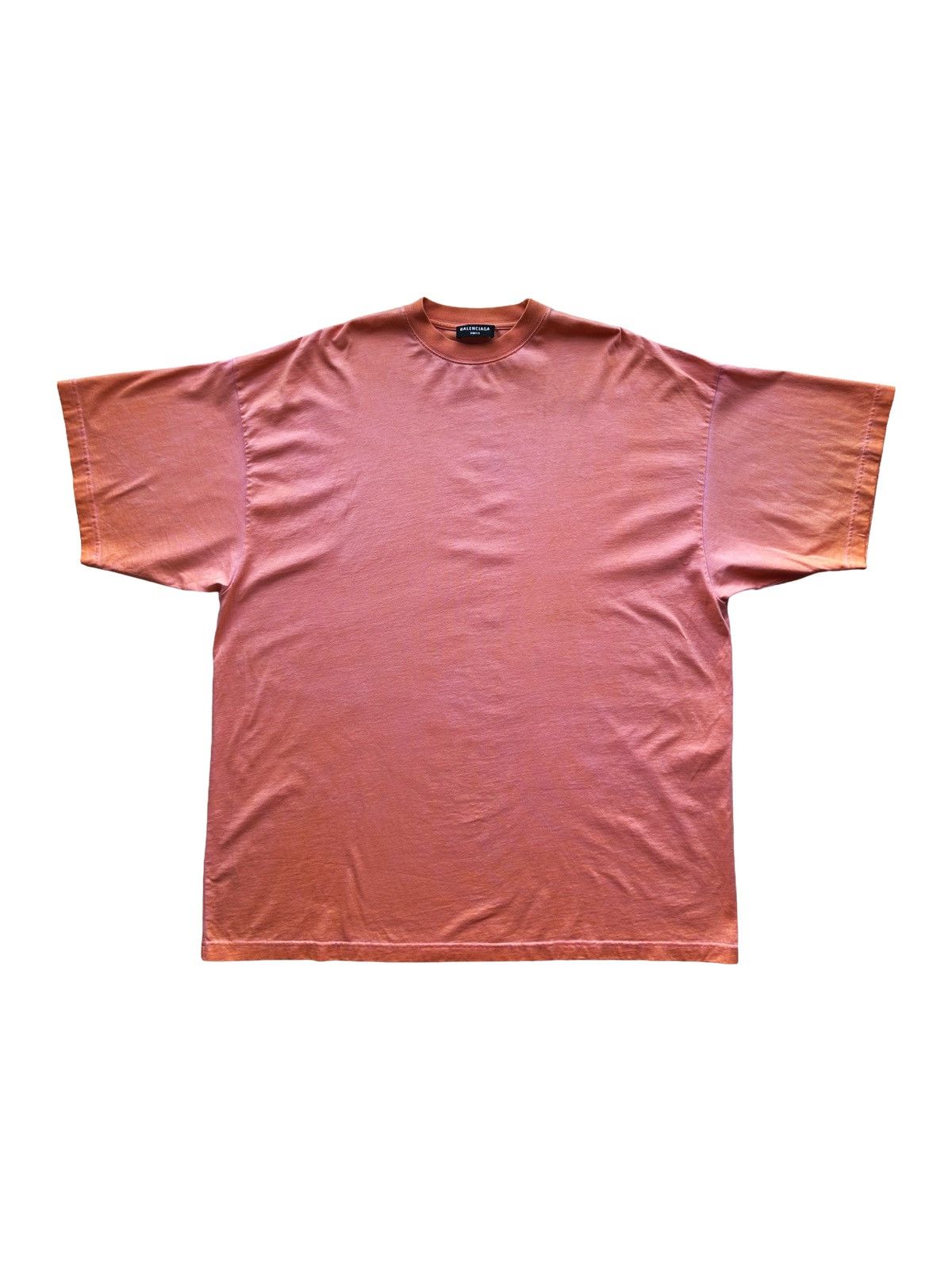 Balenciaga Balenciaga Oversized Washed Pink T-Shirt Sample 1/1 Size US S / EU 44-46 / 1 - 1 Thumbnail